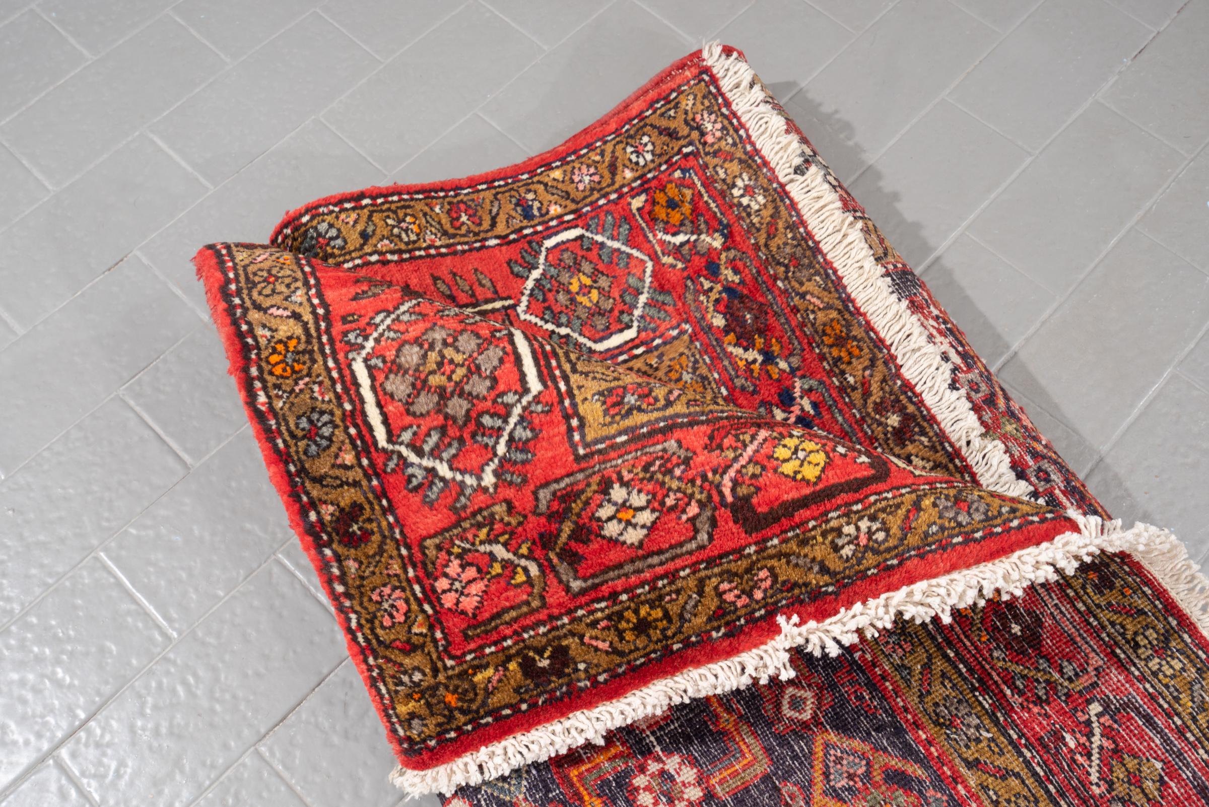 Vintage Zanjan Qoltoq Persian Rug