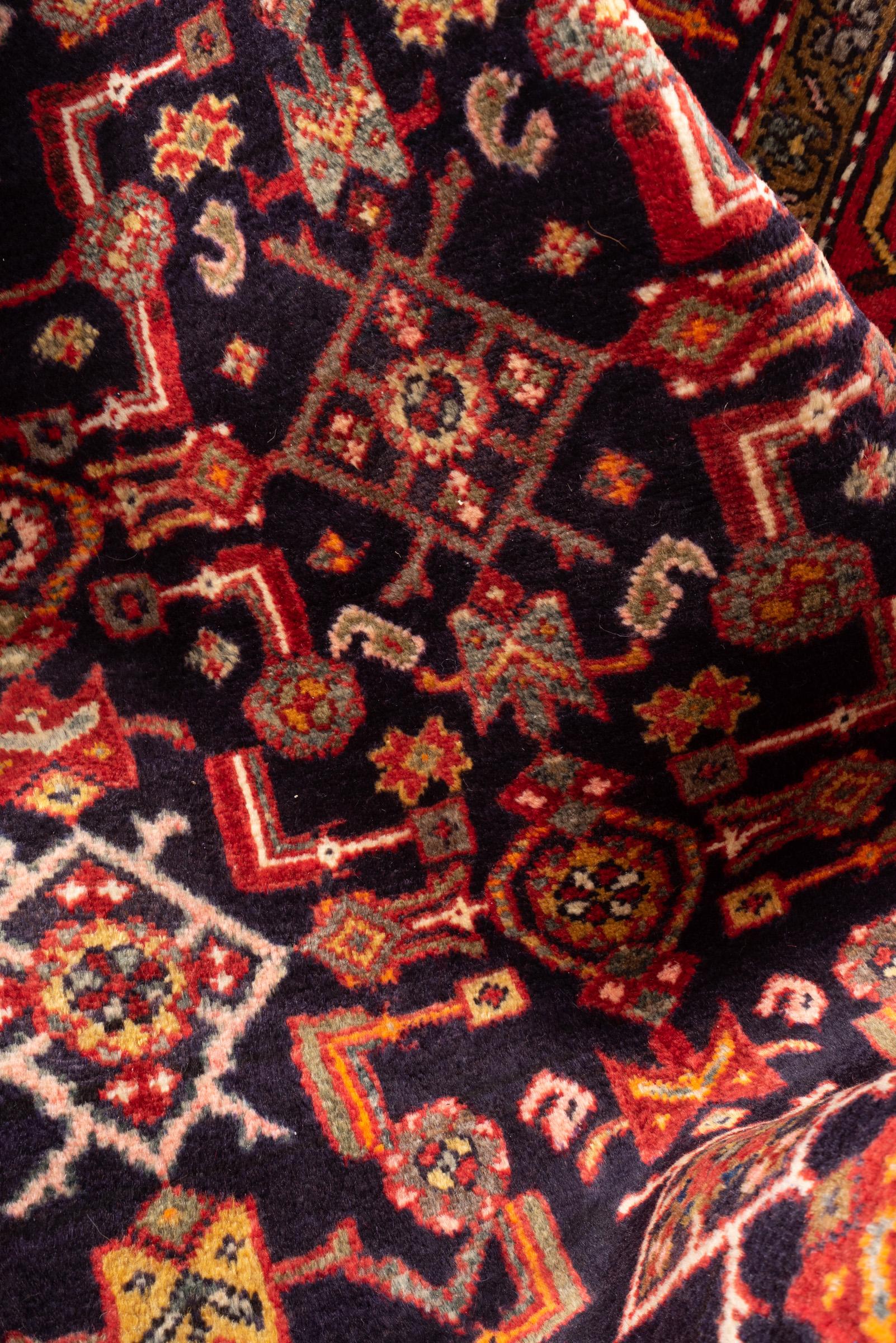Vintage Zanjan Qoltoq Persian Rug