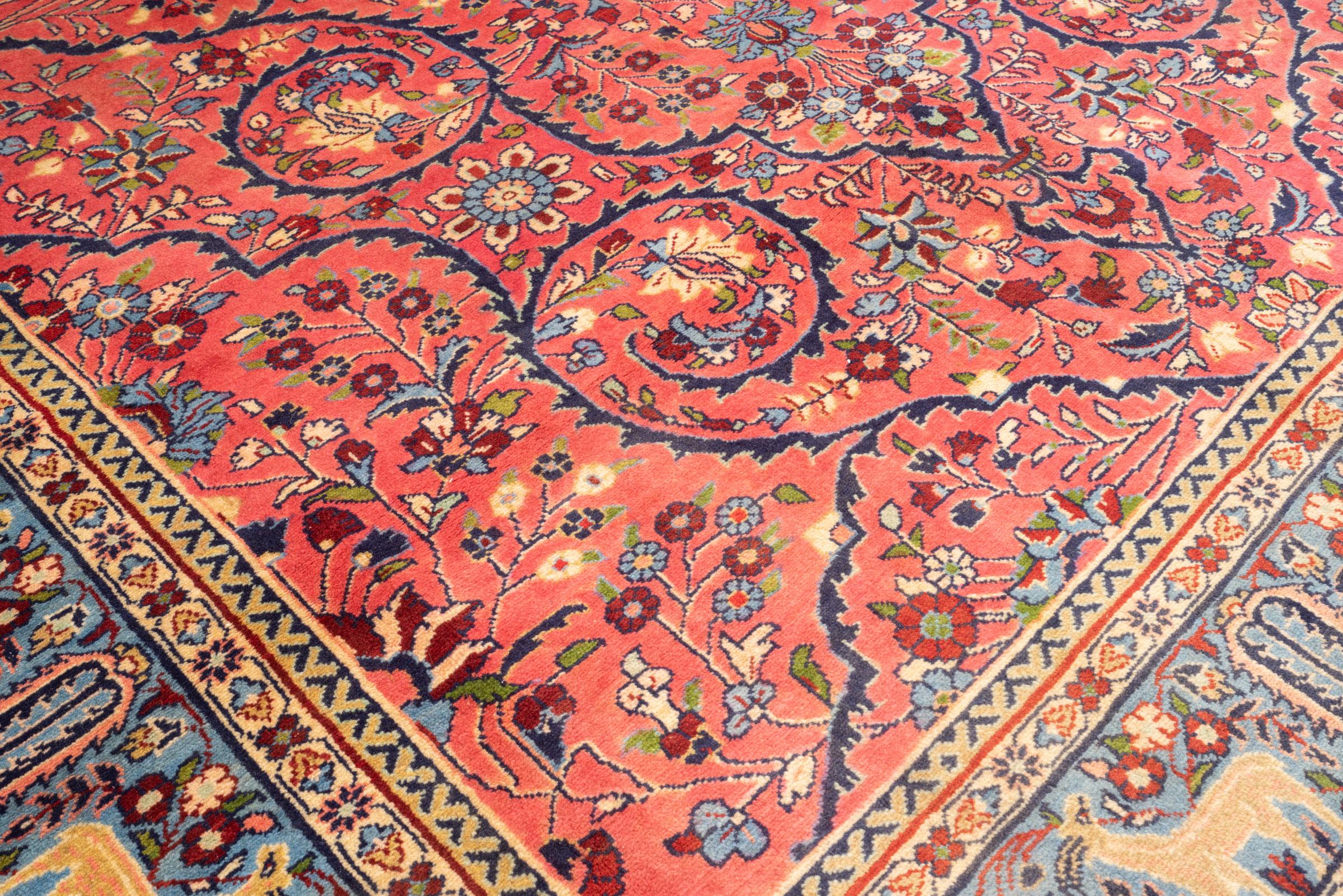 Vintage Mehraban Afshan Persian Rug