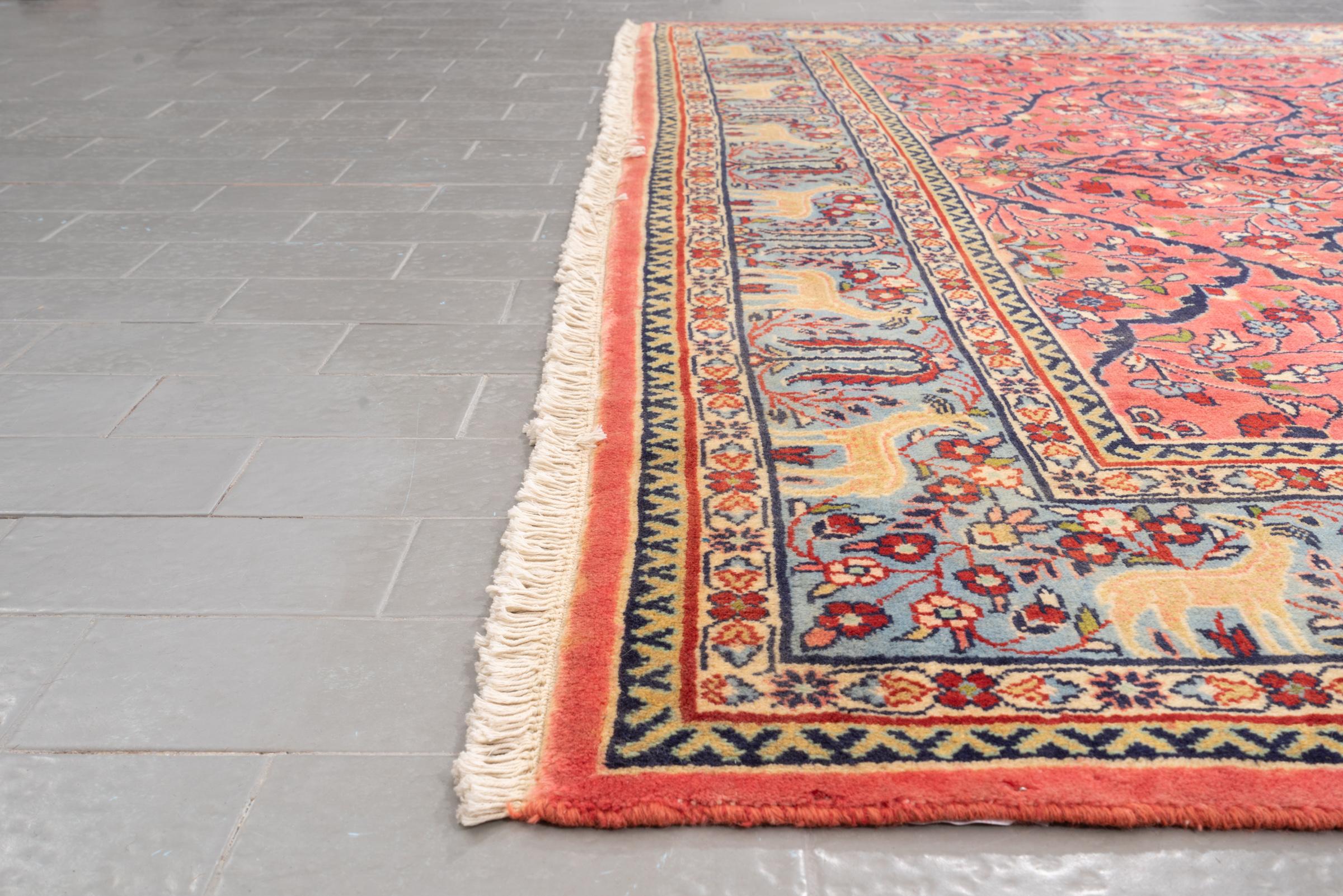 Vintage Mehraban Afshan Persian Rug