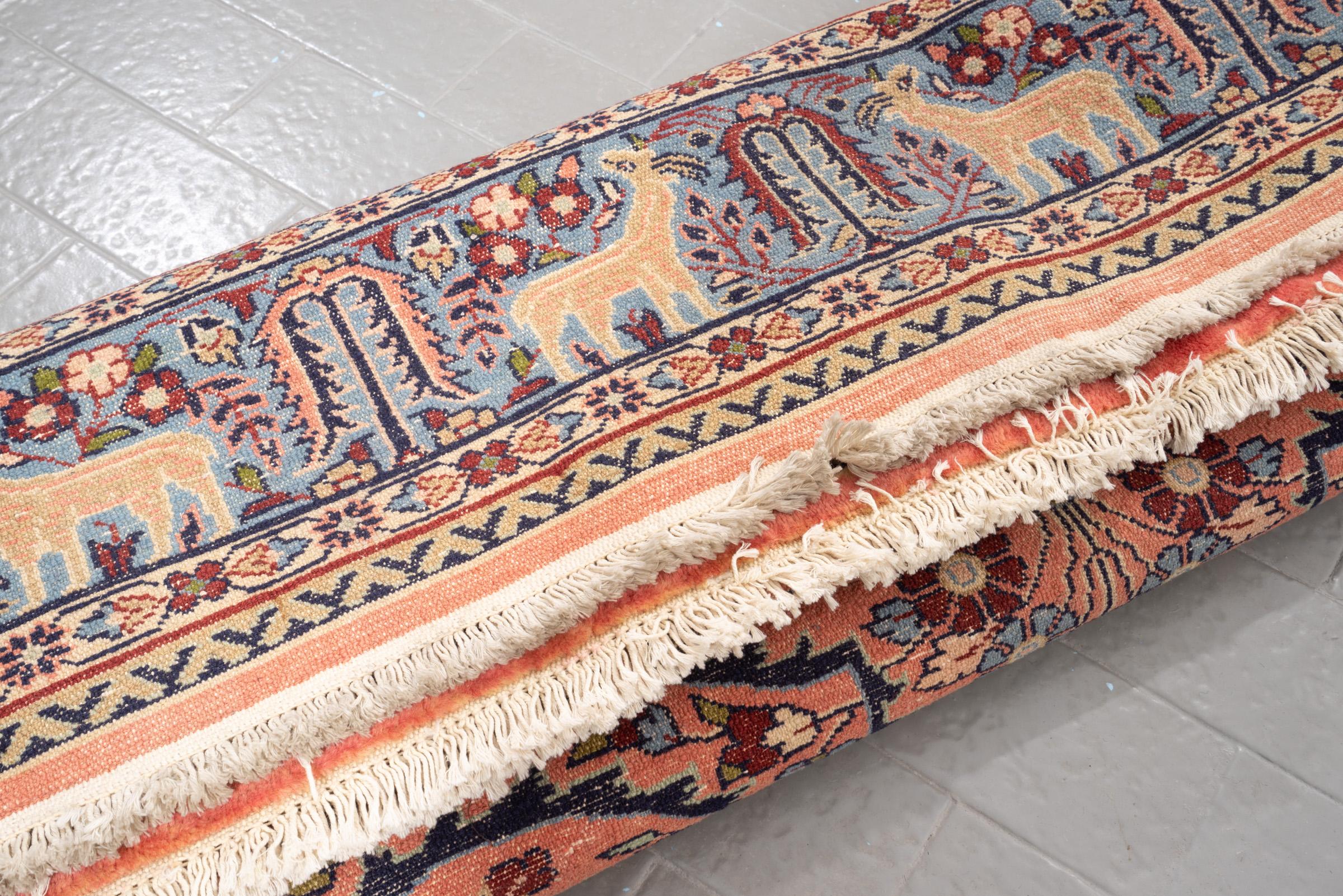 Vintage Mehraban Afshan Persian Rug