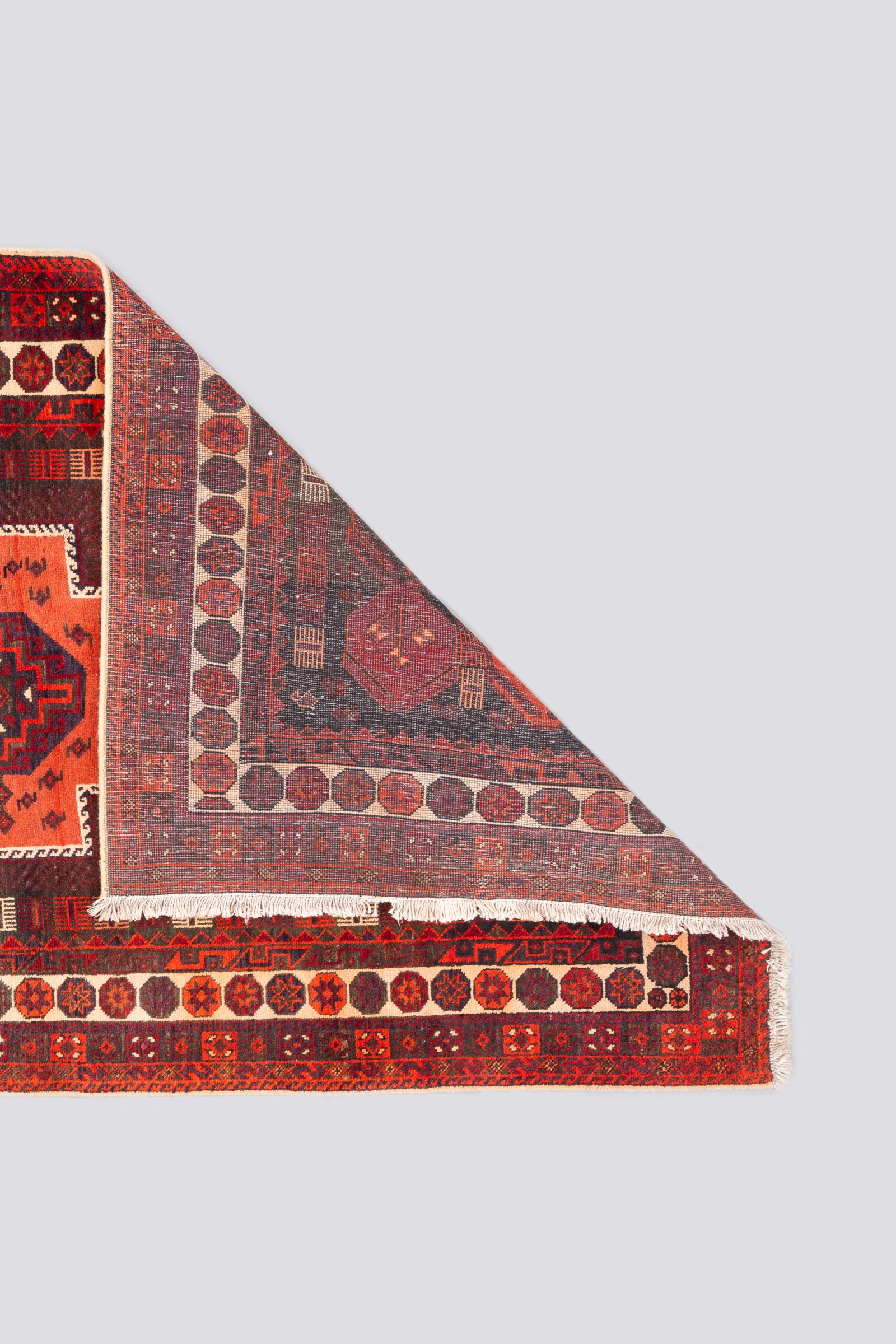 Vintage Kuhi (Jabal Barez) Goat's Persian Rug