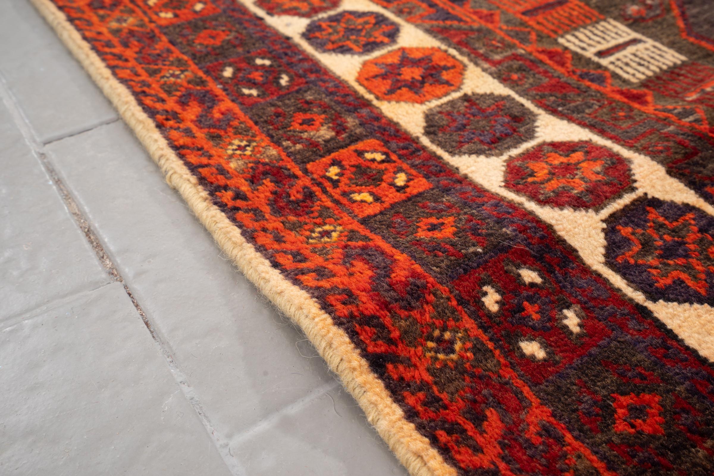 Vintage Kuhi (Jabal Barez) Goat's Persian Rug