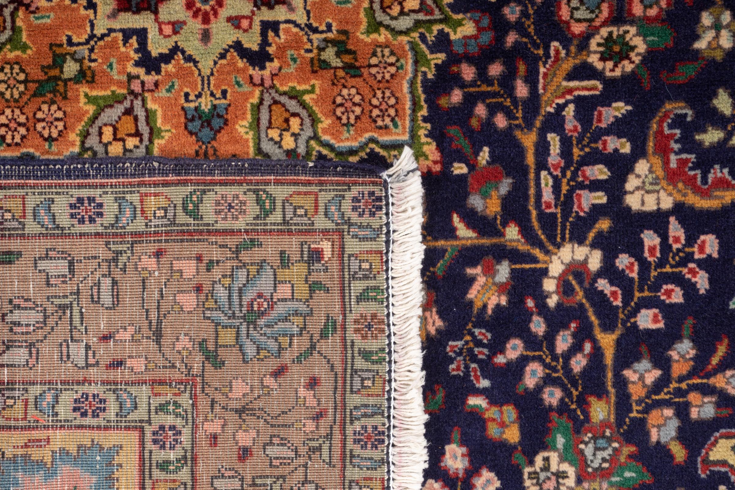Vintage Tabriz fine Lachak Toranj Persian Rug