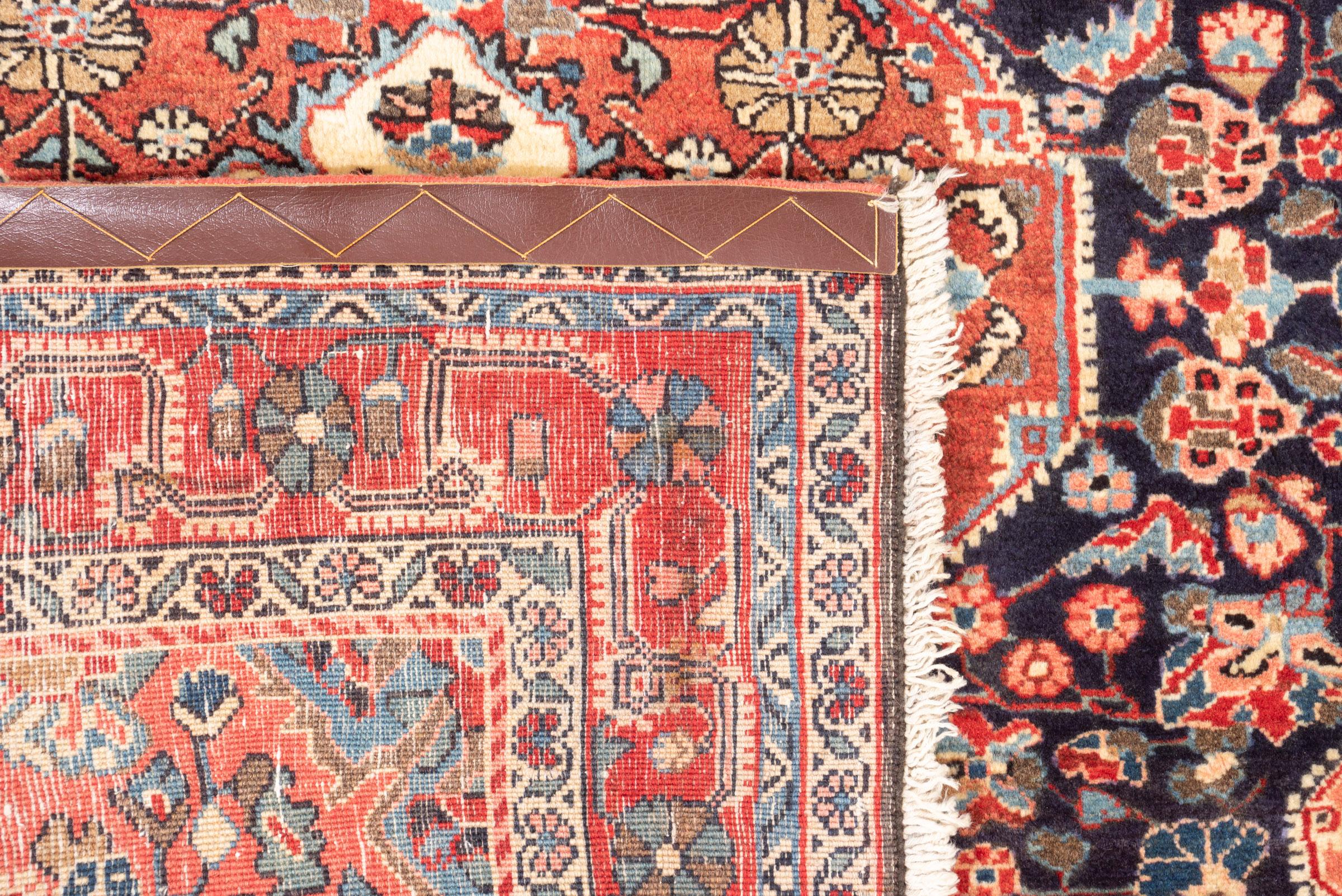 Vintage Malayer floral Lachak Toranj Persian Rug