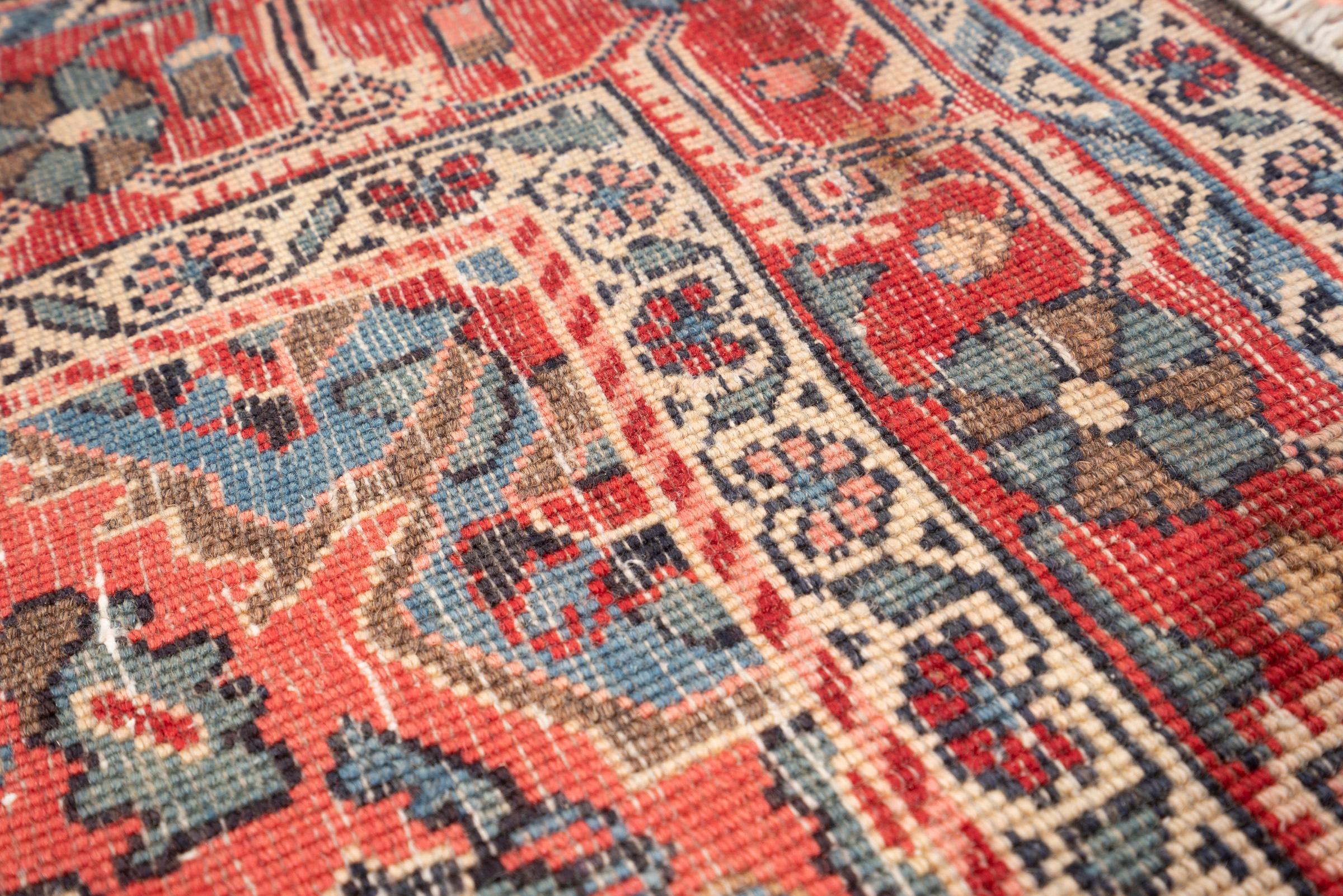 Vintage Malayer floral Lachak Toranj Persian Rug