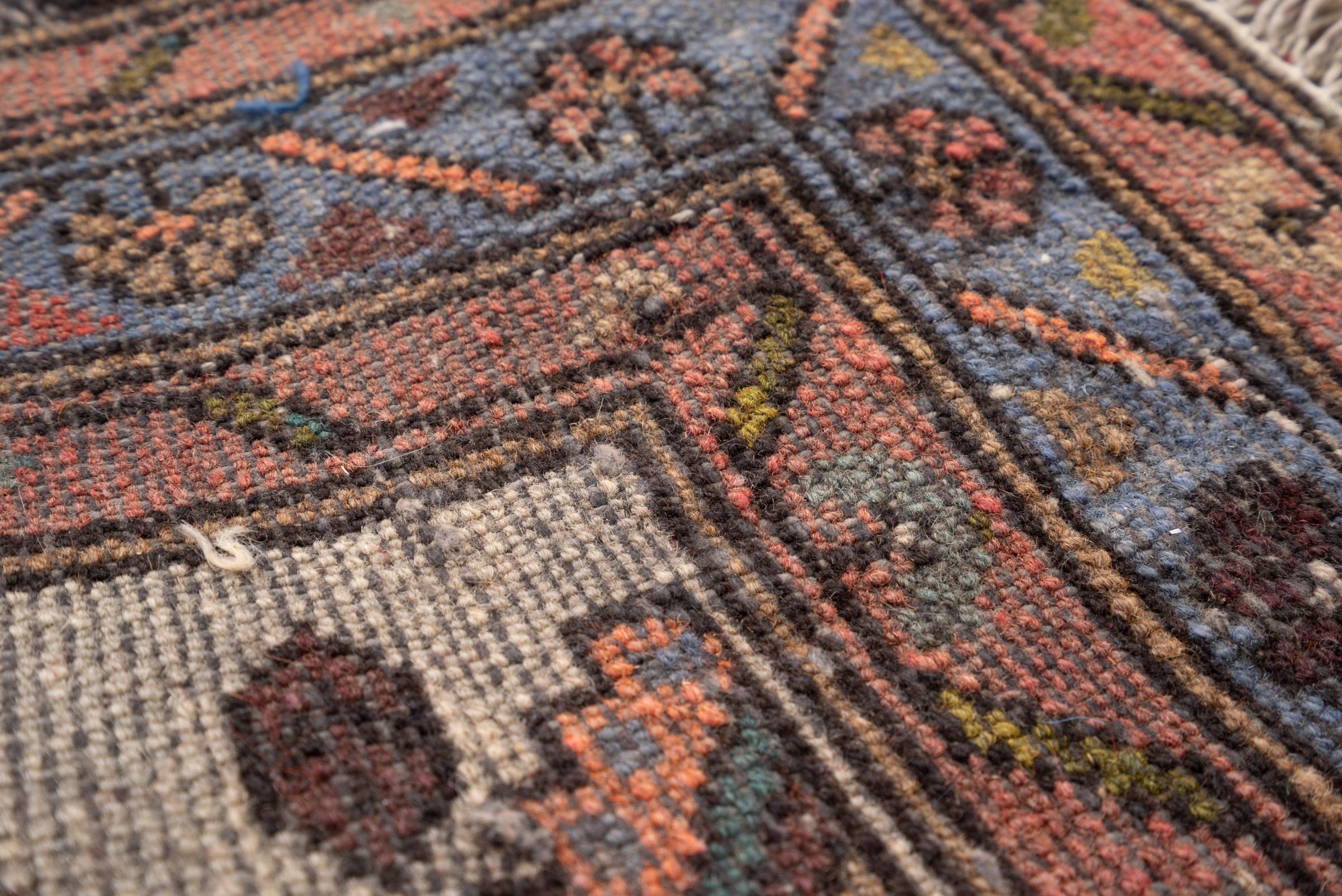 Vintage Tarom Zanjan Ocean Persian Runner Rug