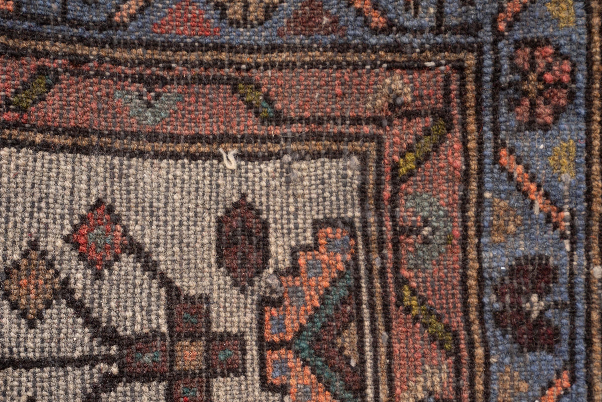 Vintage Tarom Zanjan Ocean Persian Runner Rug