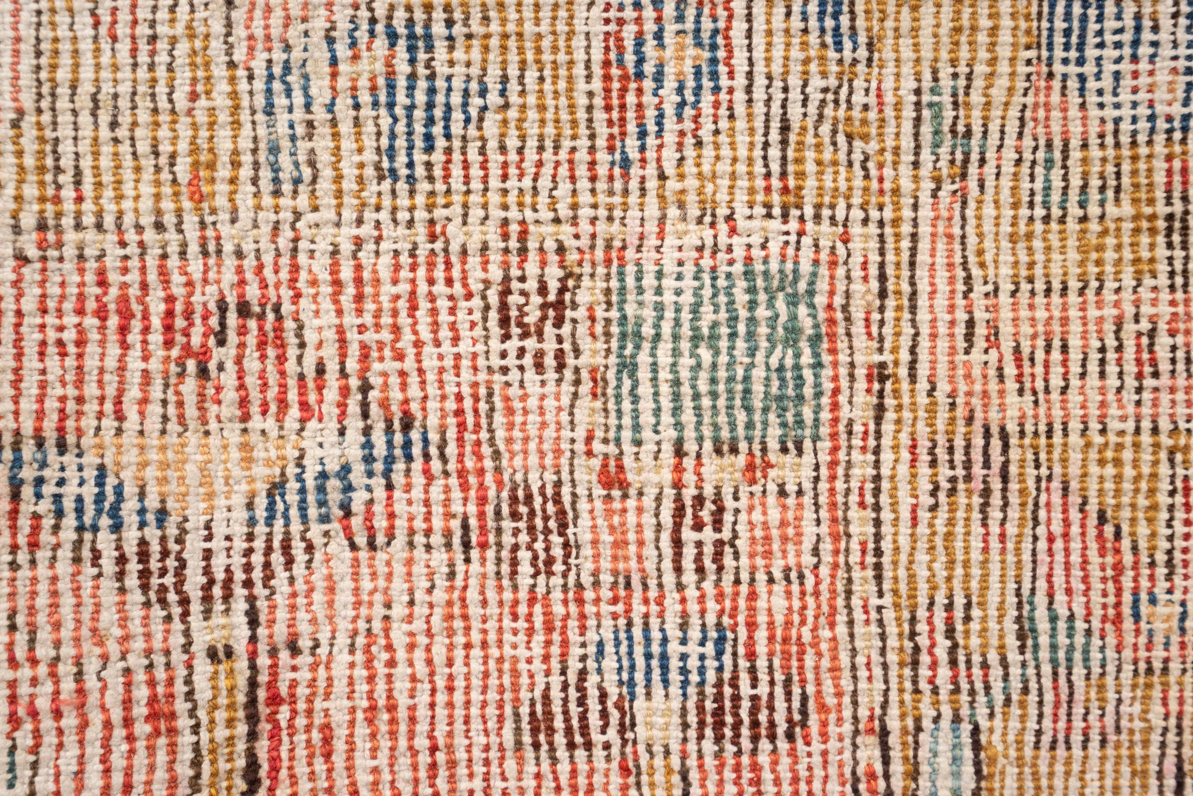 Antique Malayer Triple Toranj Fine Persian Runner Rug