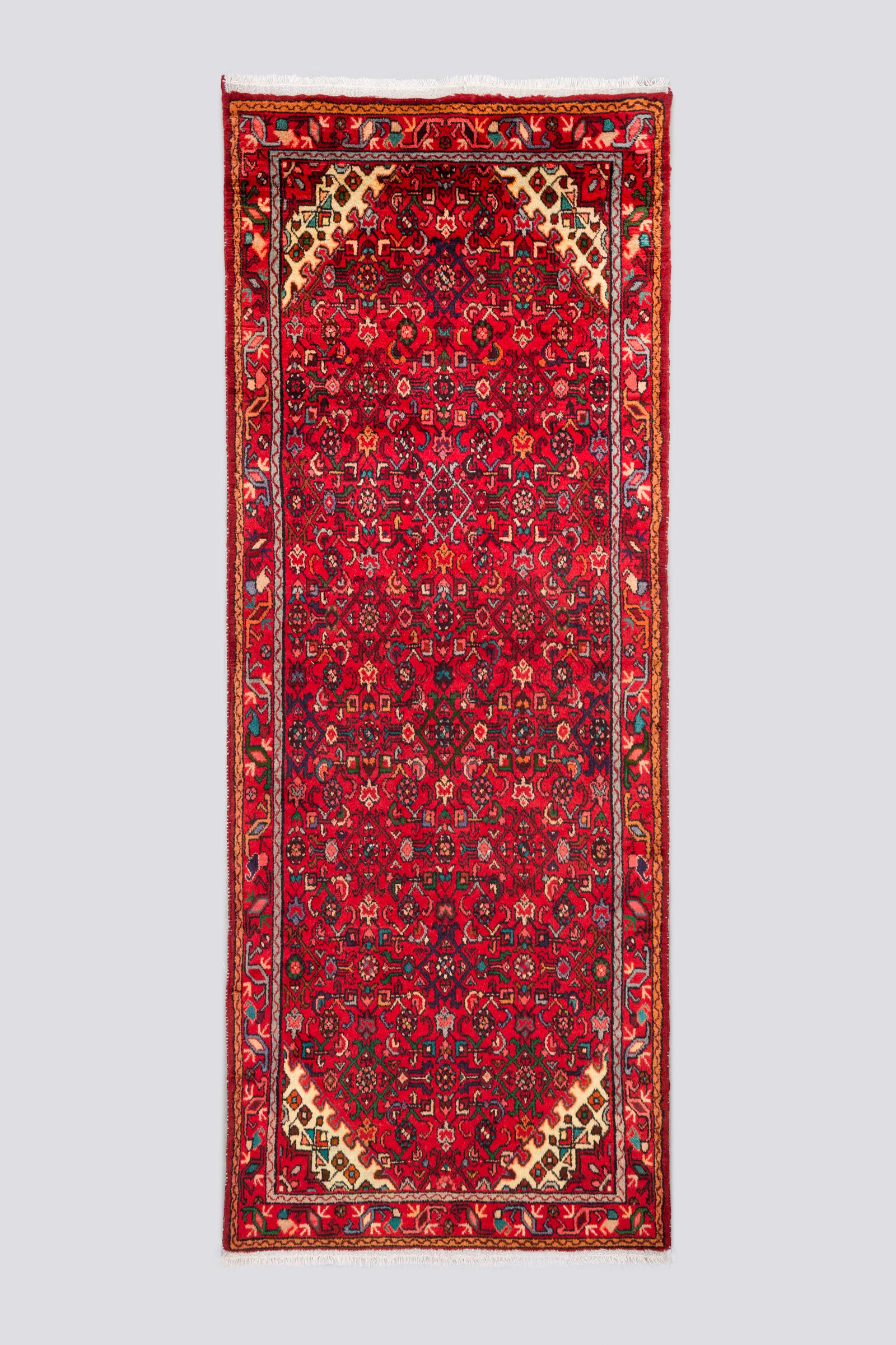Vintage Hamadan Mahi Carpet Runner 3.2SQM