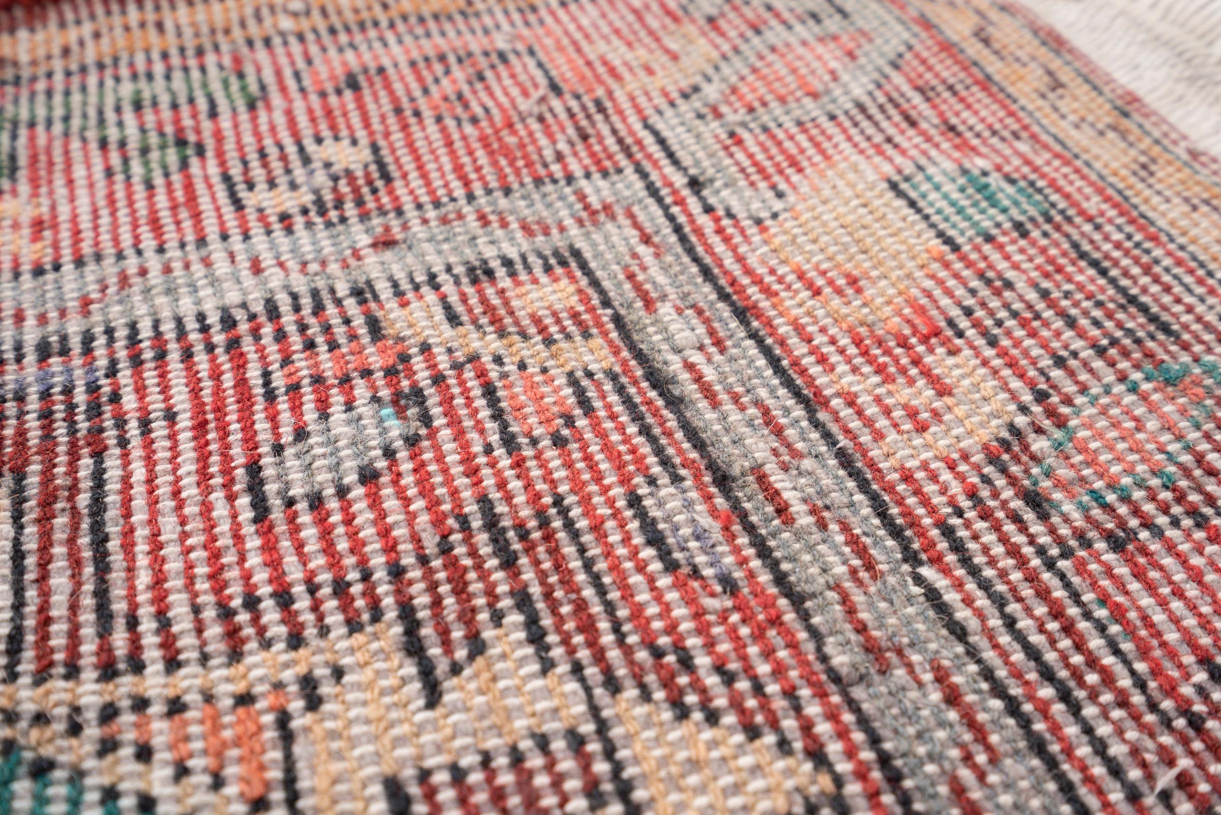 Vintage Hamadan Mahi Persian Runner Rug