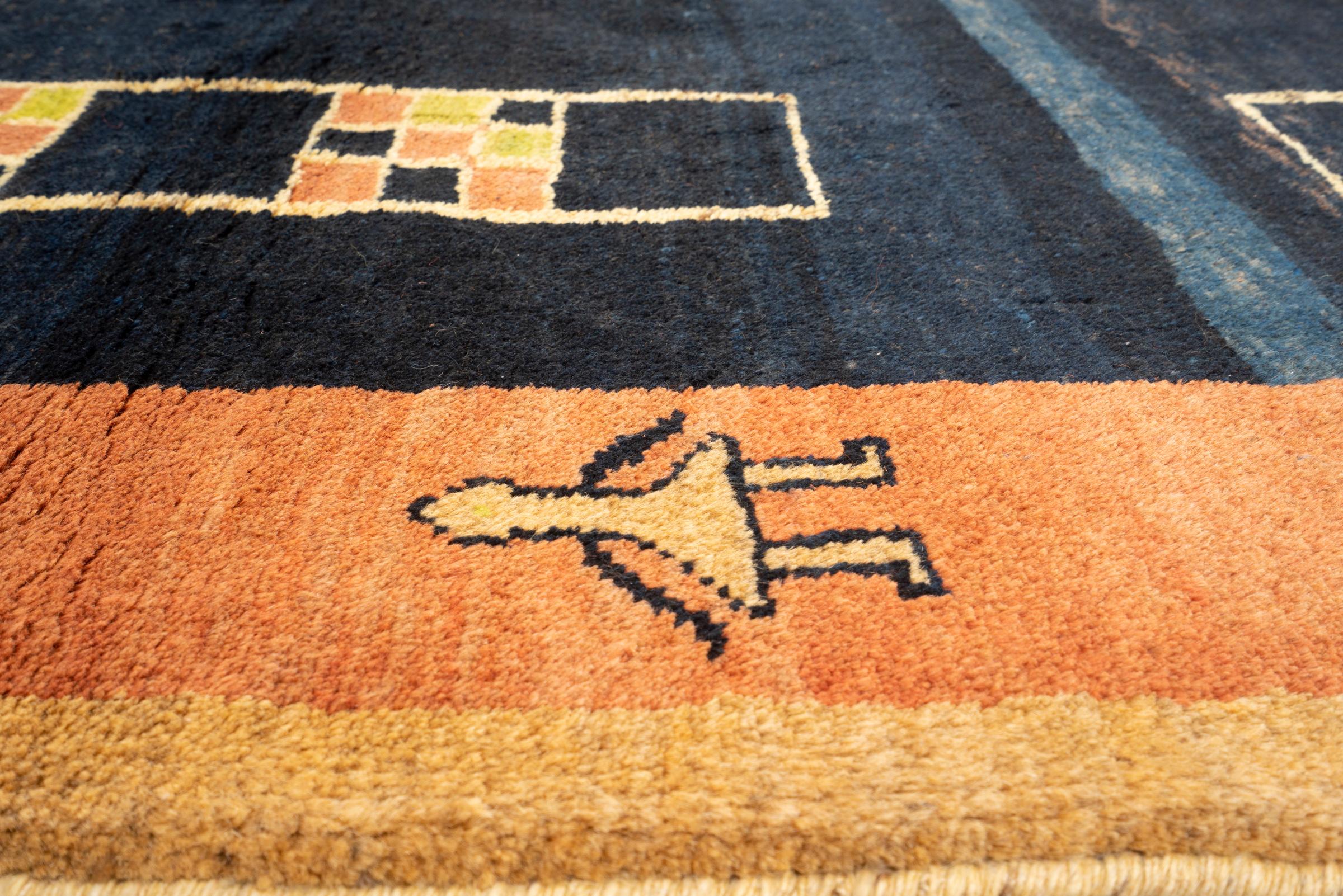 New Weave Qashqai Navy Persian Gabbeh Rug