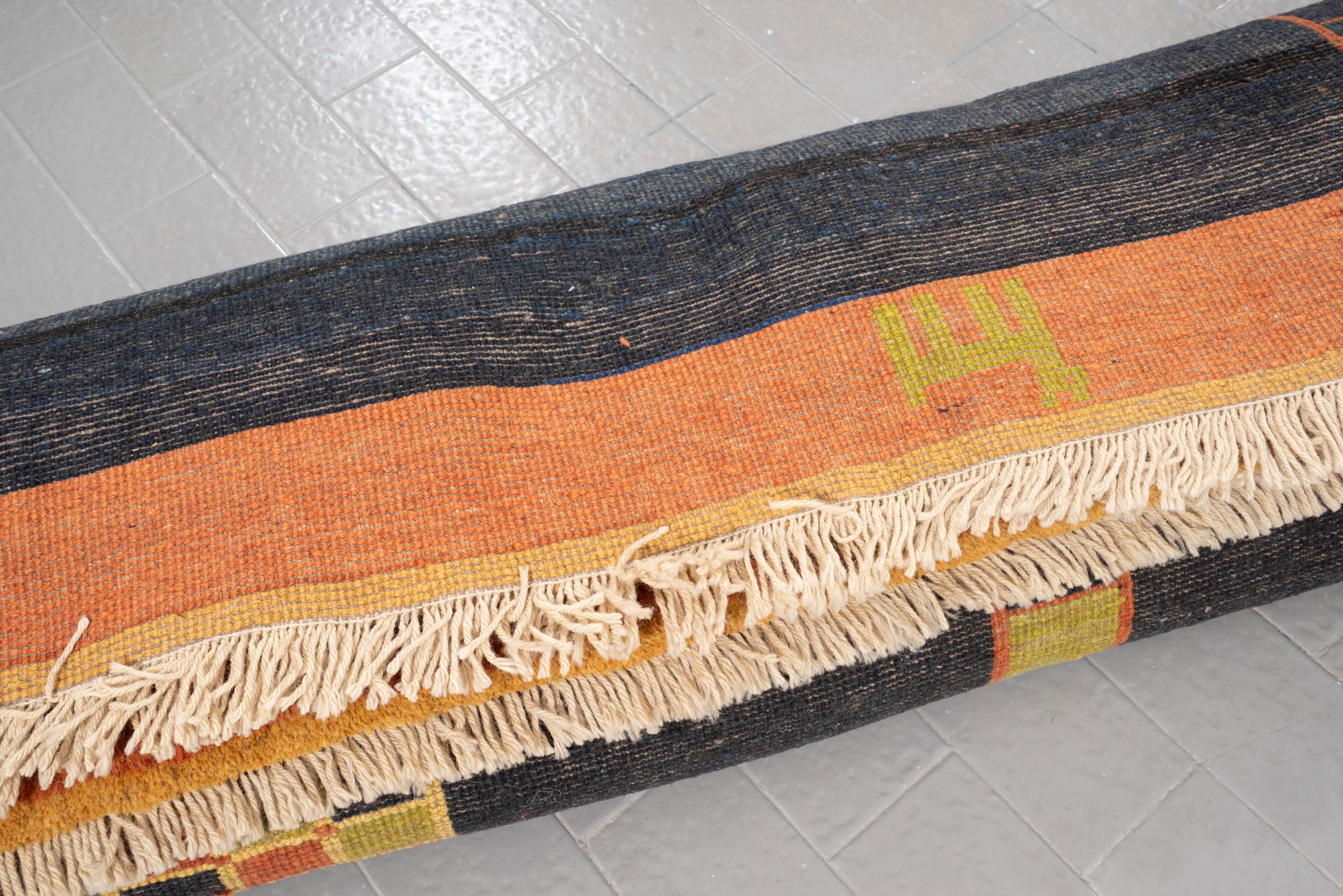 New Weave Qashqai Navy Persian Gabbeh Rug
