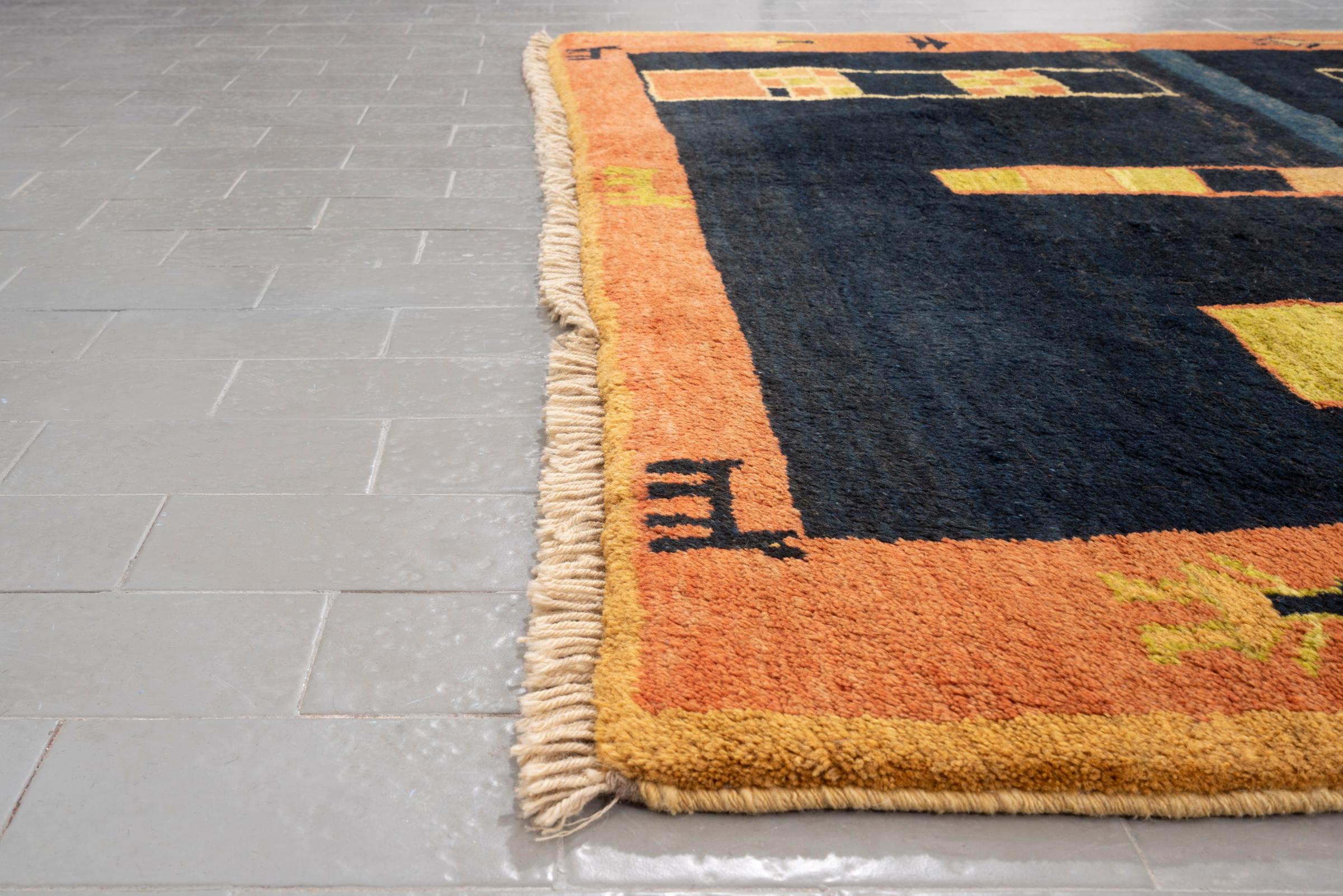 New Weave Qashqai Navy Persian Gabbeh Rug