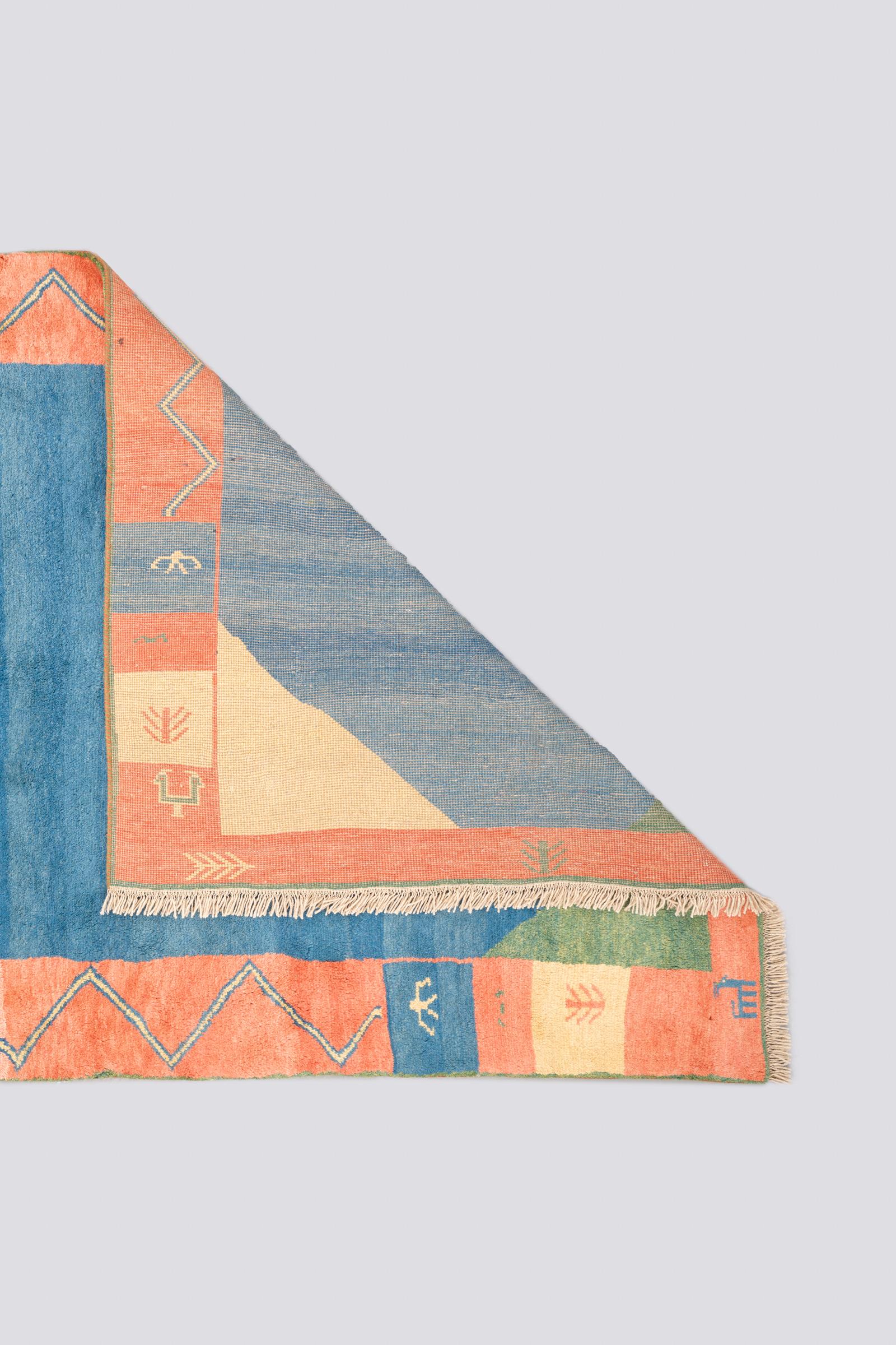 New Weave Qashqai Sky Persian Gabbeh Rug