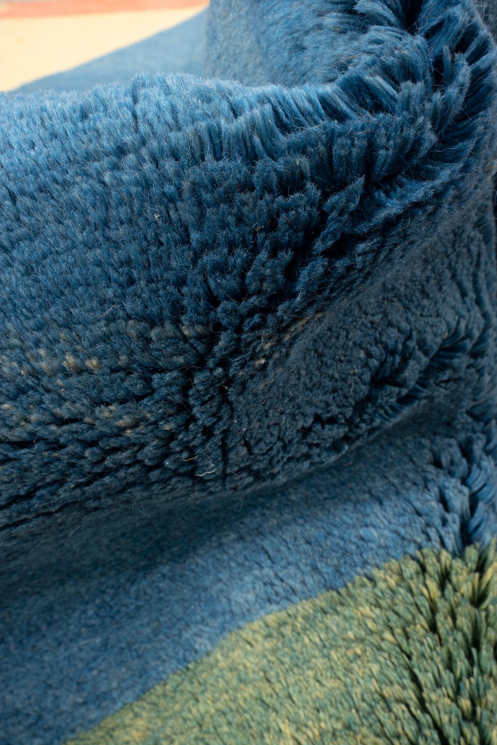 New Weave Qashqai Sky Persian Gabbeh Rug