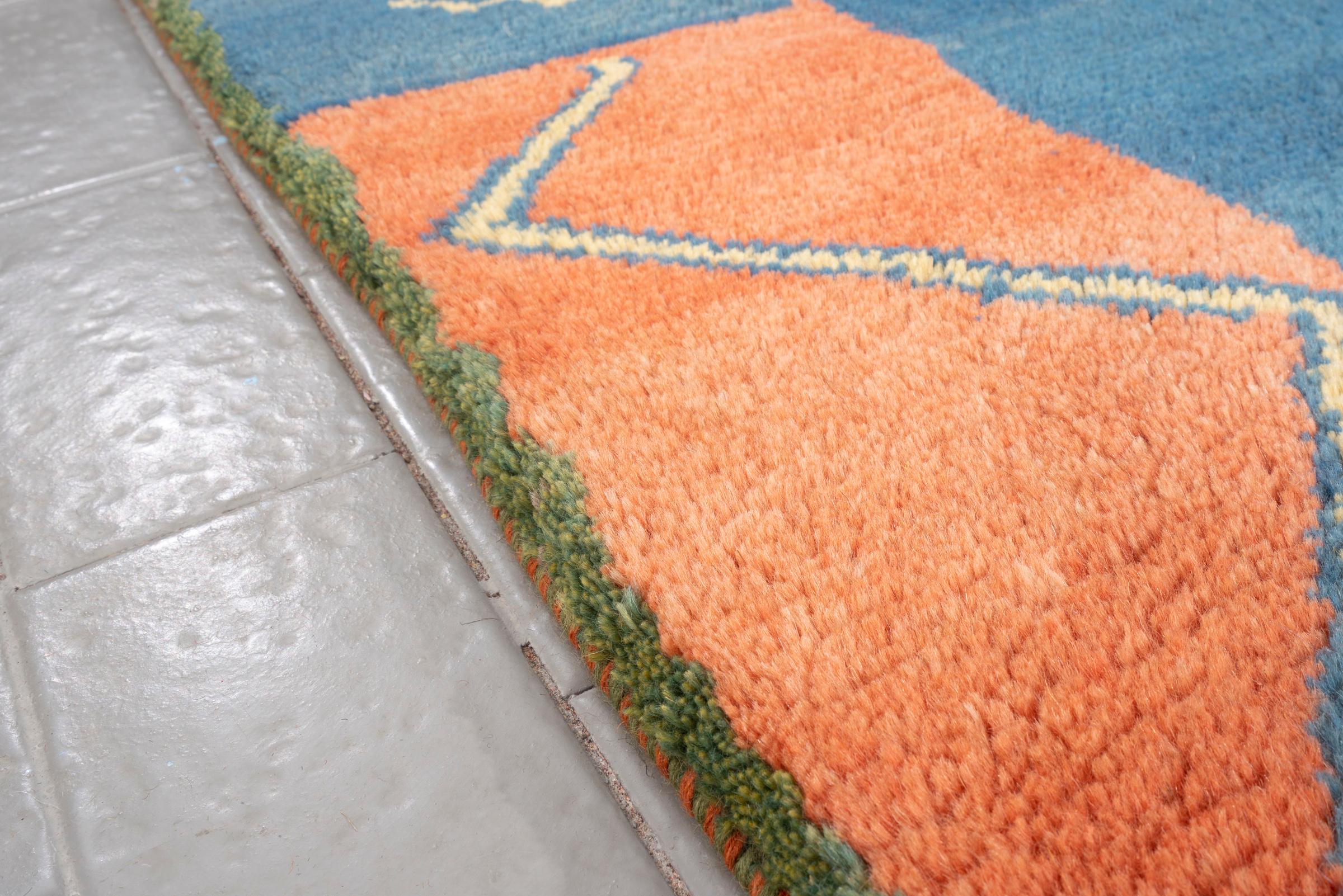 New Weave Qashqai Sky Persian Gabbeh Rug