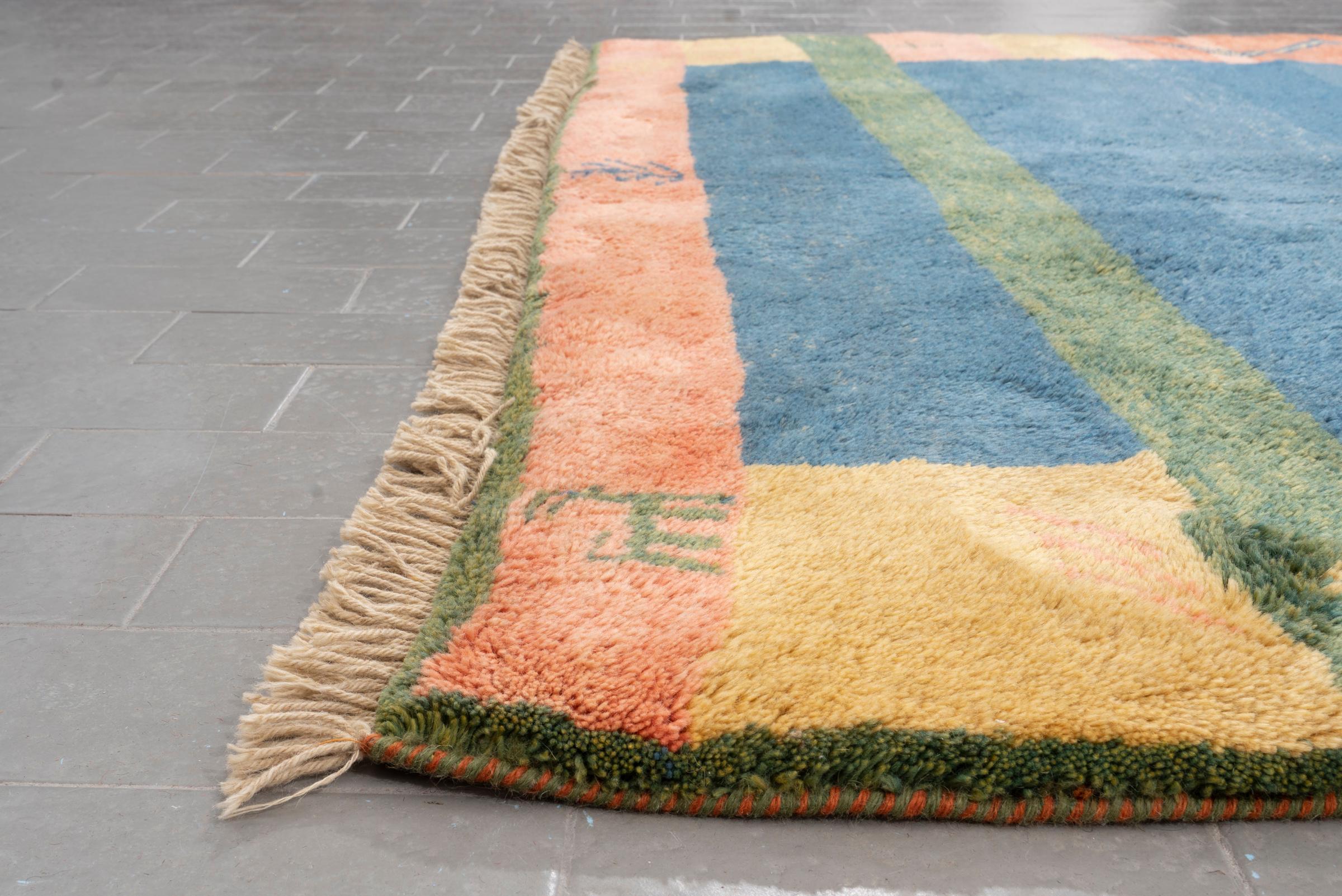 New Weave Qashqai Sky Persian Gabbeh Rug