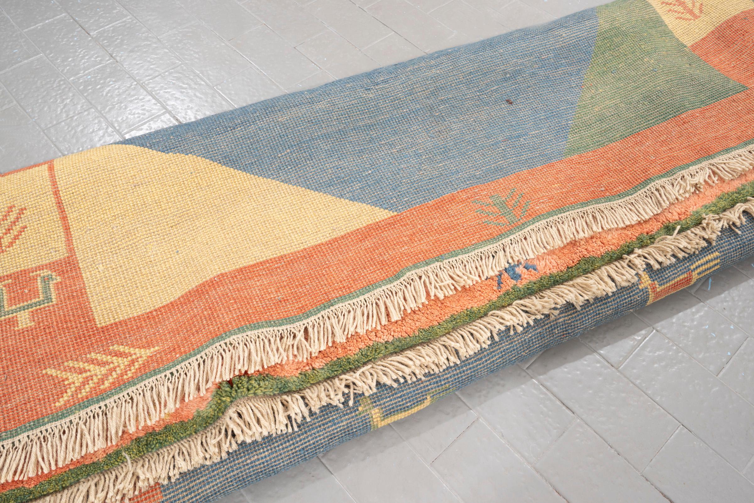 New Weave Qashqai Sky Persian Gabbeh Rug