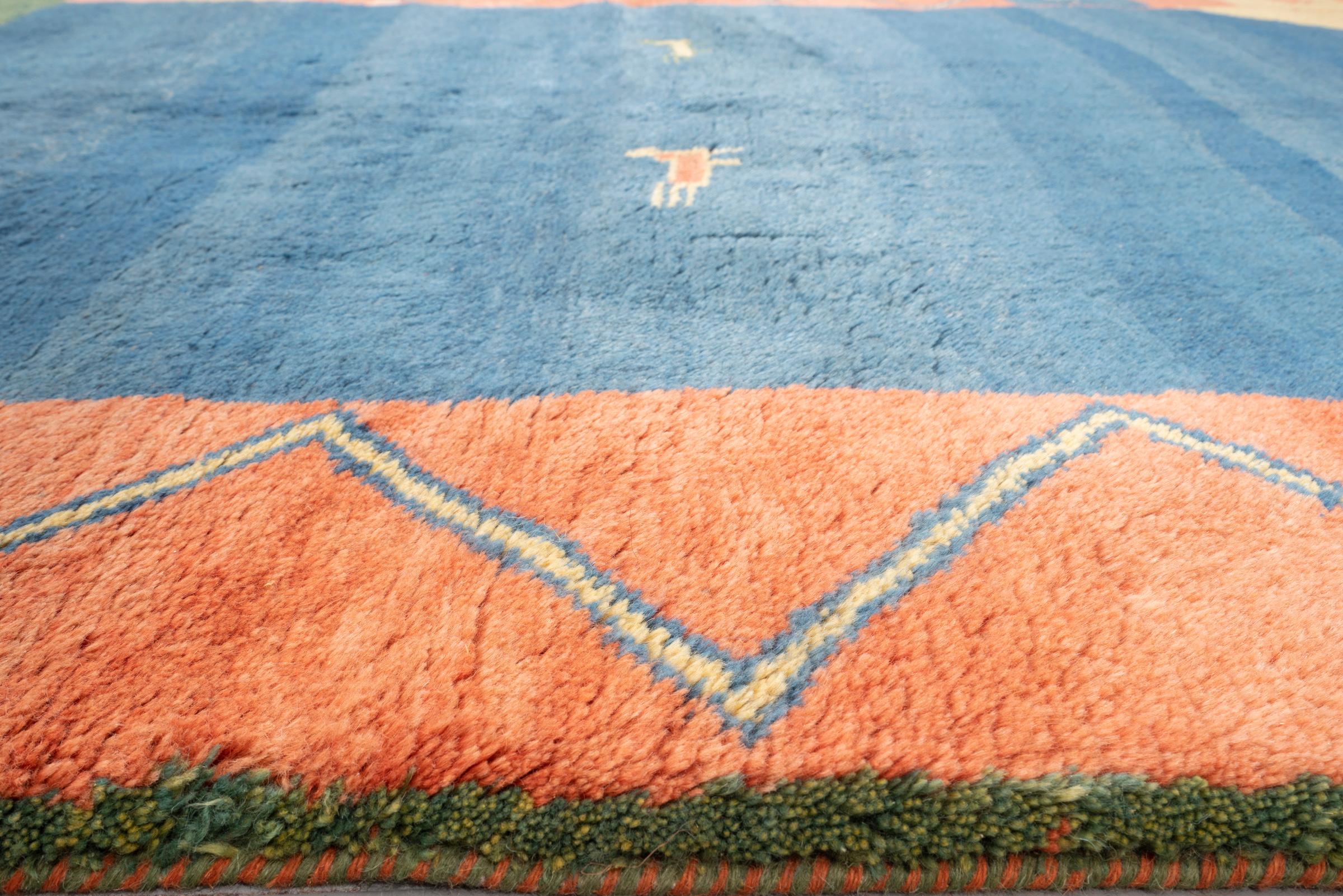 New Weave Qashqai Sky Persian Gabbeh Rug