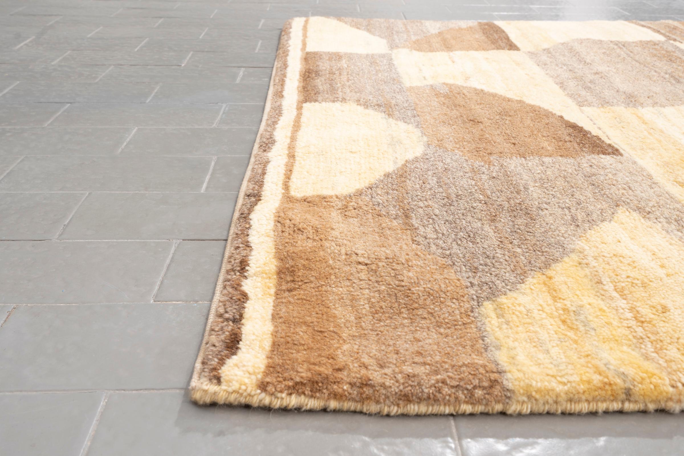 New Weave Qashqai Self Dye Persian Gabbeh Rug