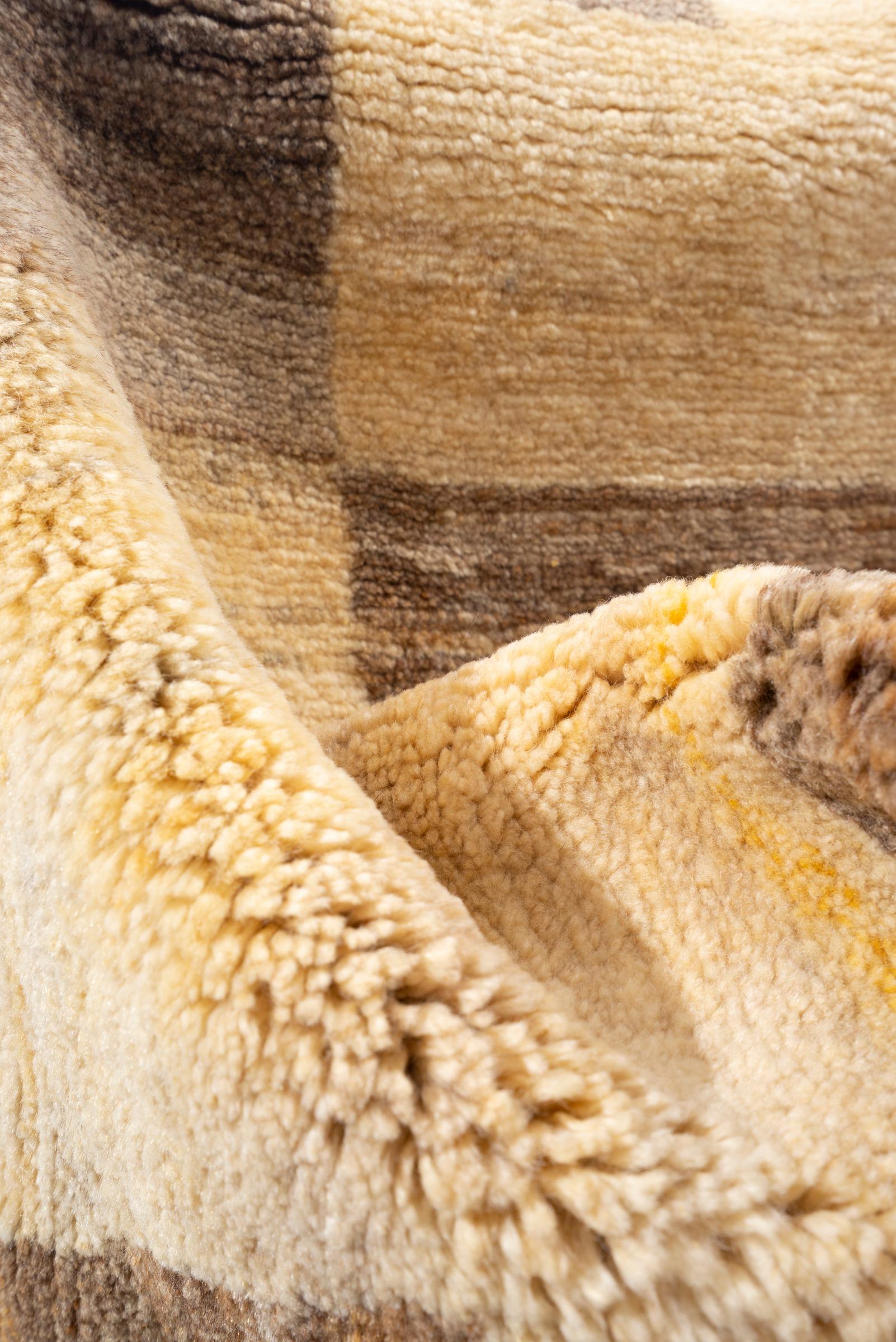 New Weave Qashqai Self Dye Persian Gabbeh Rug