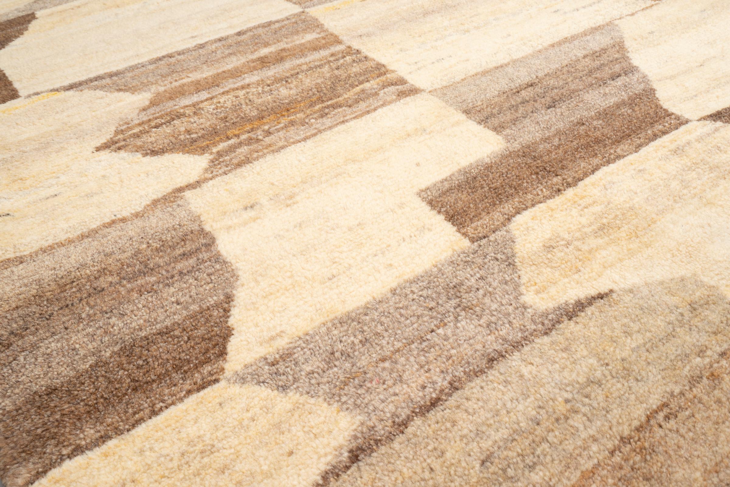 New Weave Qashqai Self Dye Persian Gabbeh Rug