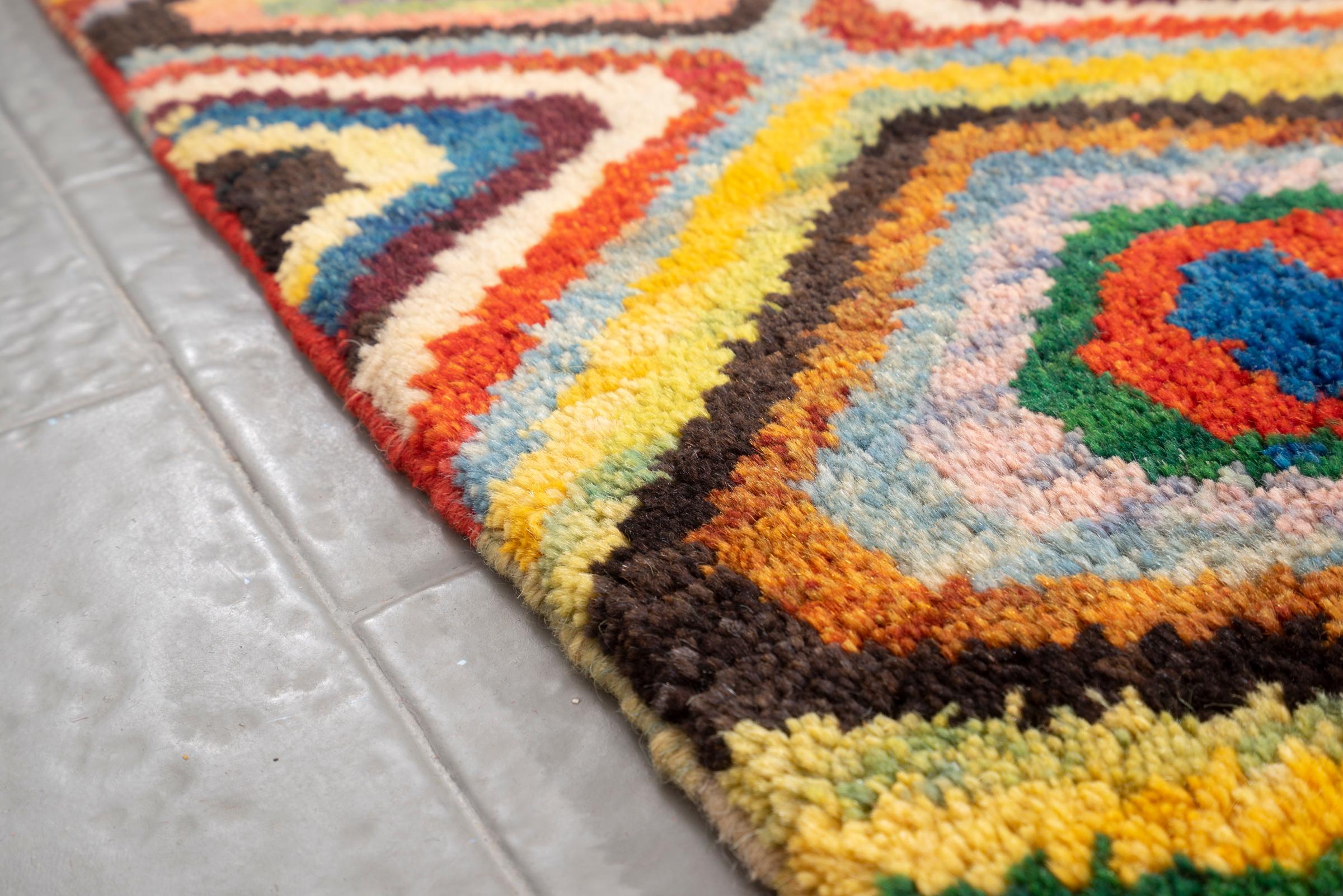 New Weave Qashqai Oval Gabbeh Table Runner