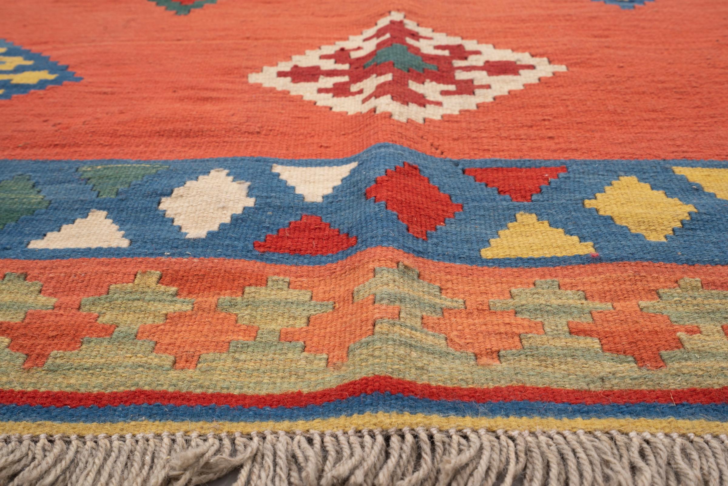 New Weave Qashqai Portrait Persian Kilim Rug