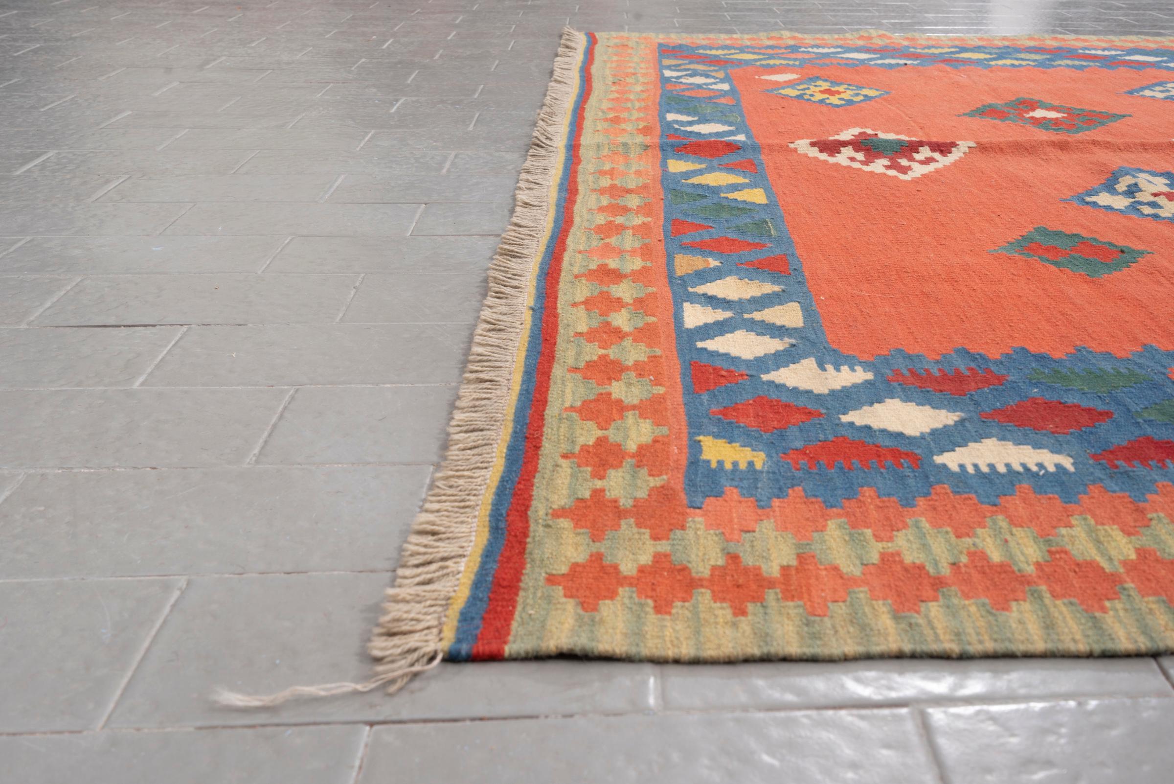 New Weave Qashqai Portrait Persian Kilim Rug