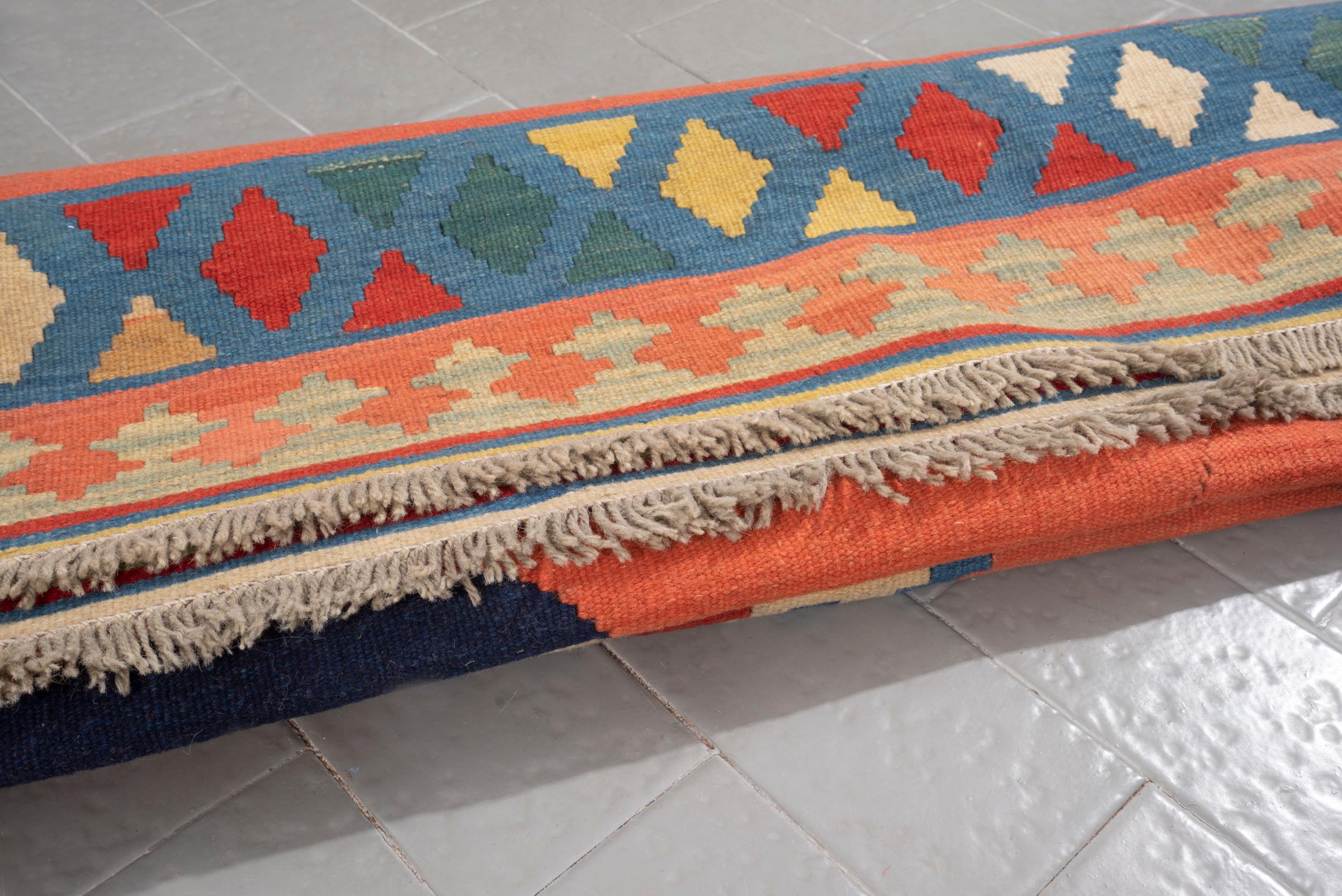 New Weave Qashqai Portrait Persian Kilim Rug