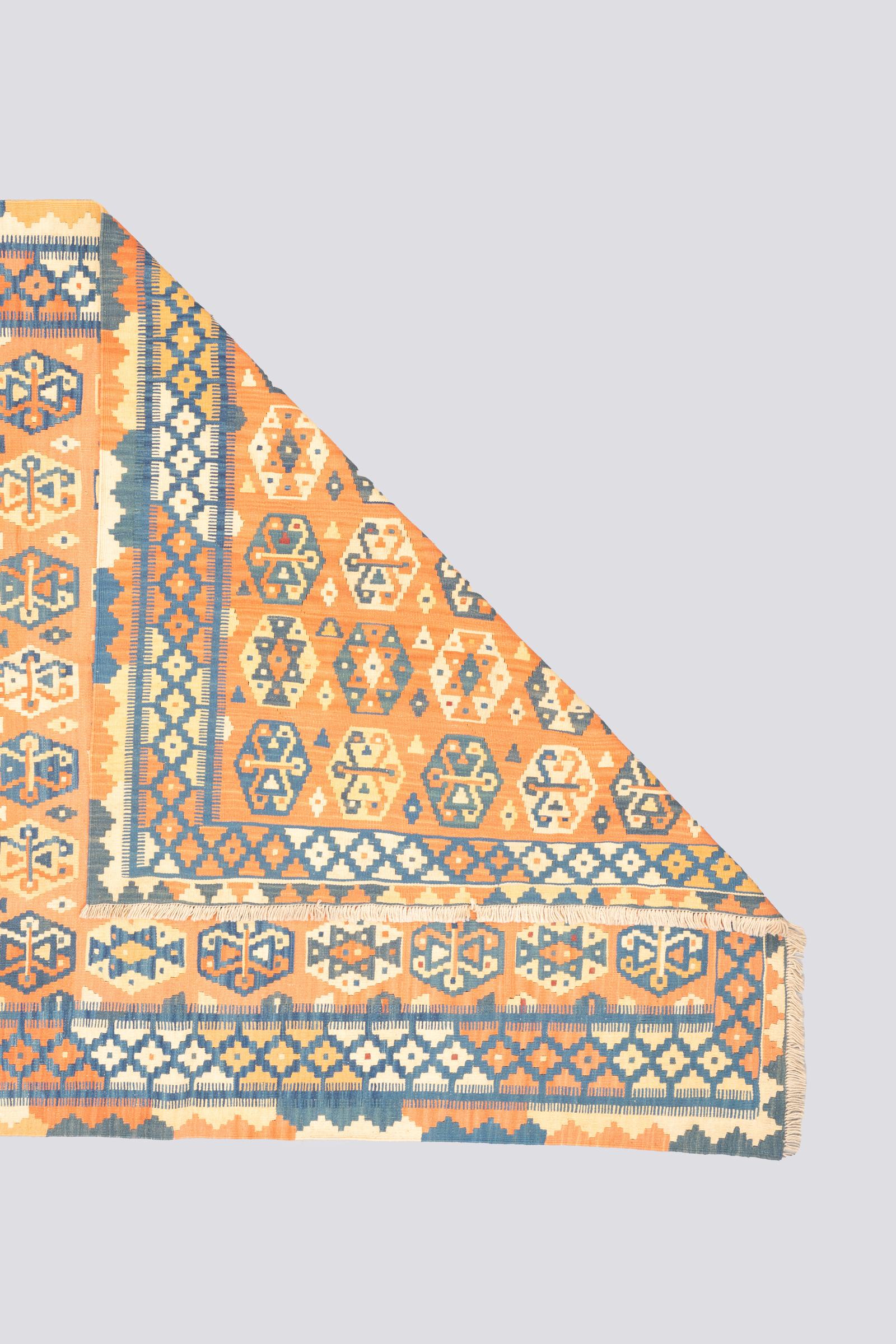 New Weave Qashqai Crab Persian Kilim Rug