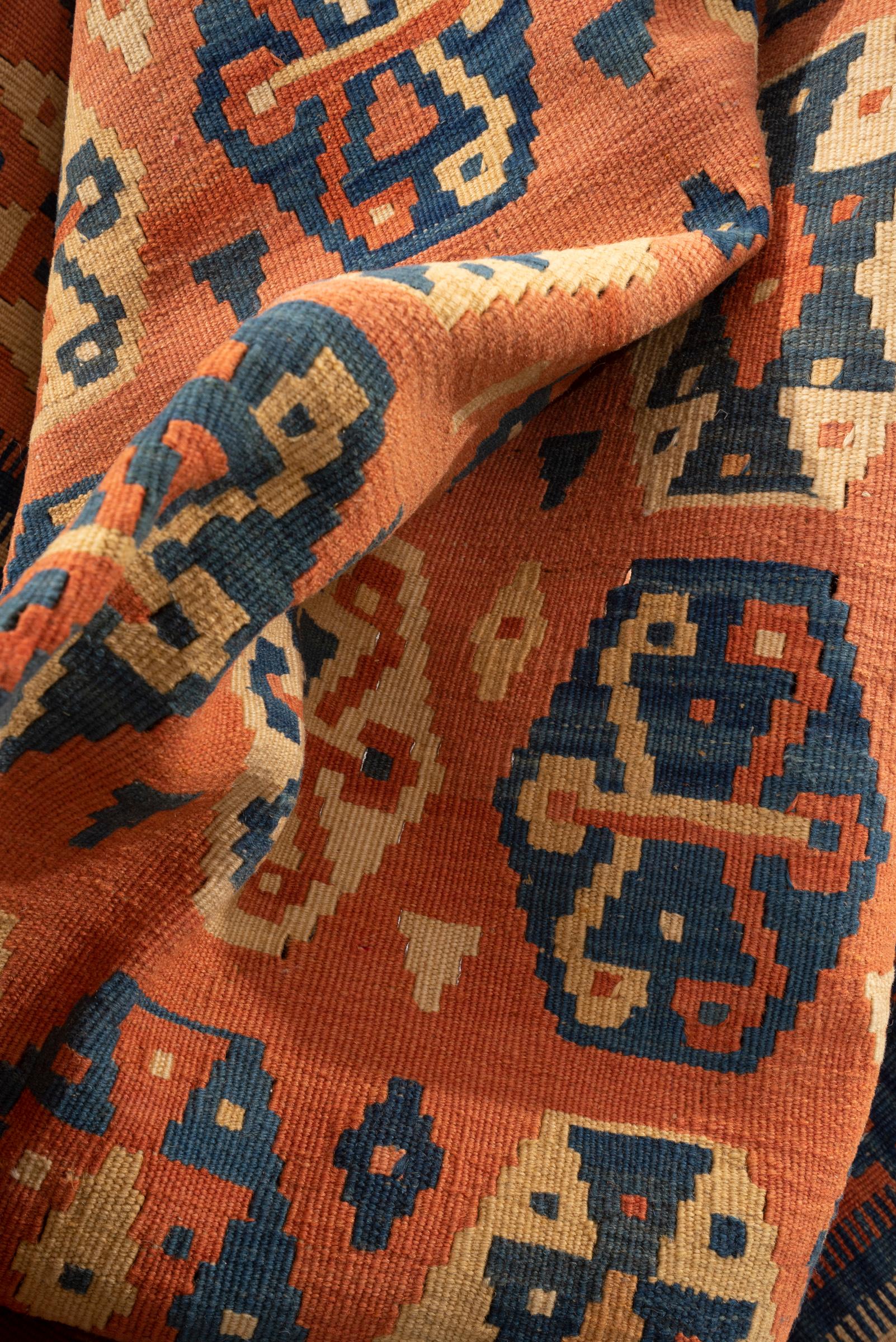 New Weave Qashqai Crab Persian Kilim Rug