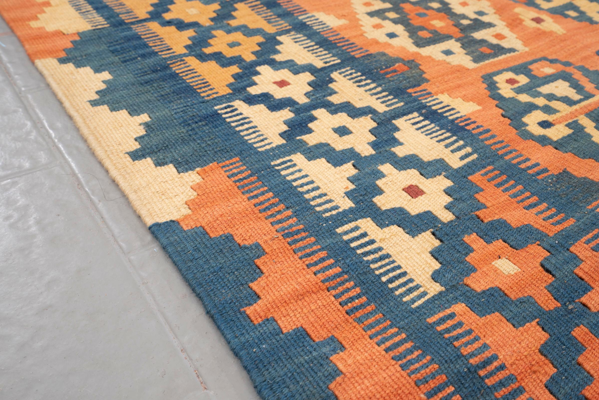 New Weave Qashqai Crab Persian Kilim Rug