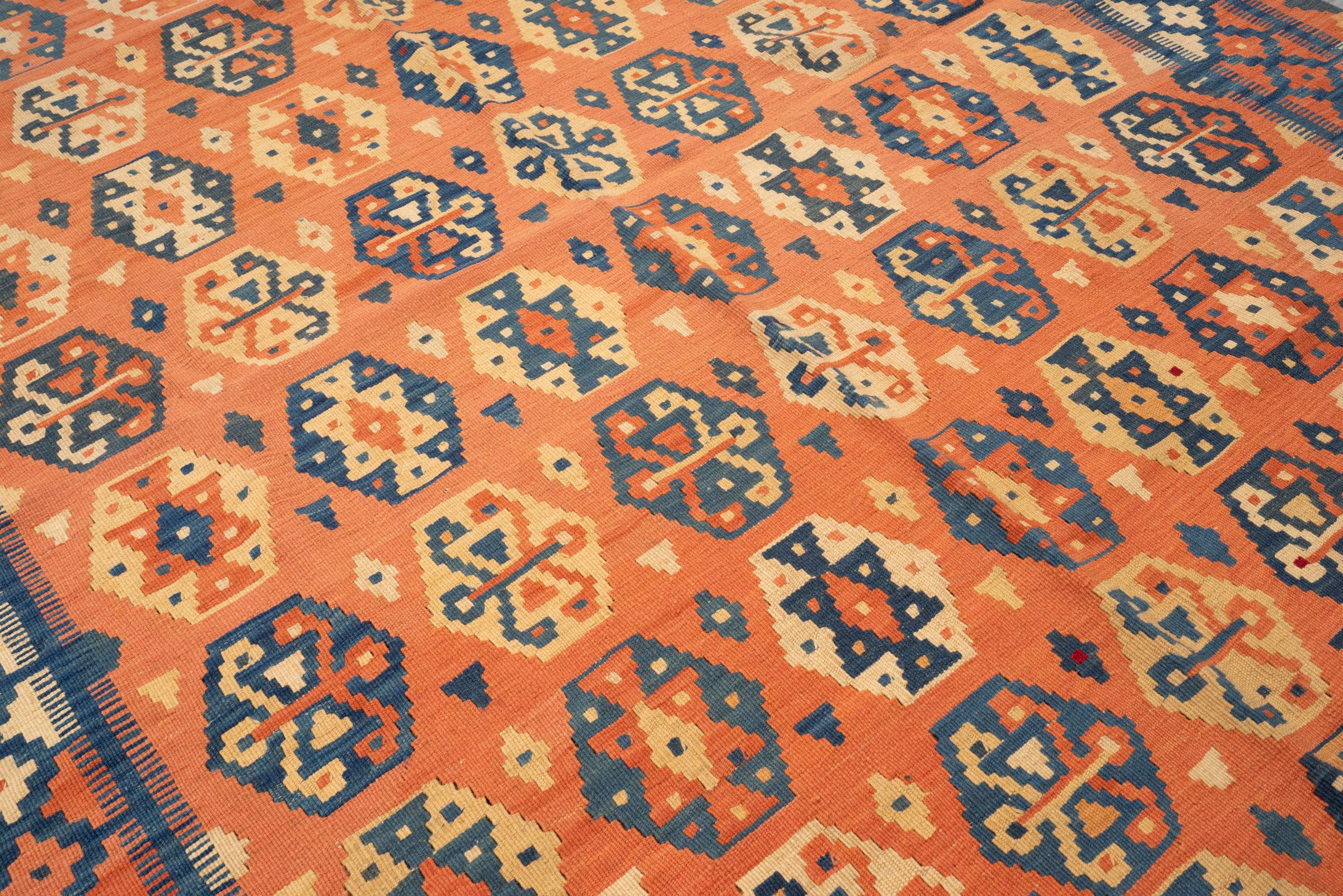 New Weave Qashqai Crab Persian Kilim Rug