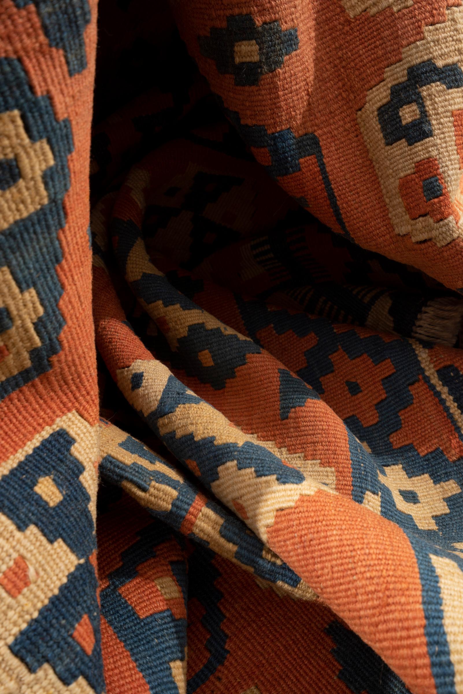 New Weave Qashqai Crab Persian Kilim Rug