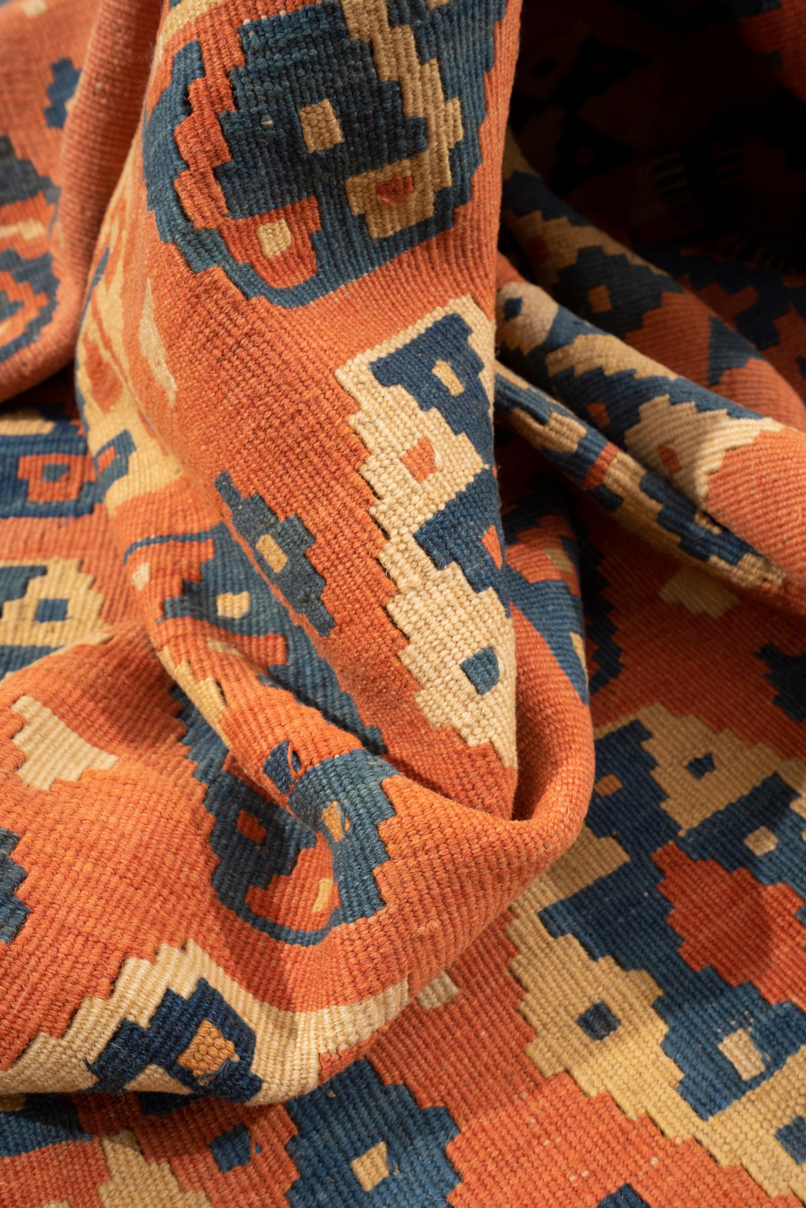 New Weave Qashqai Crab Persian Kilim Rug