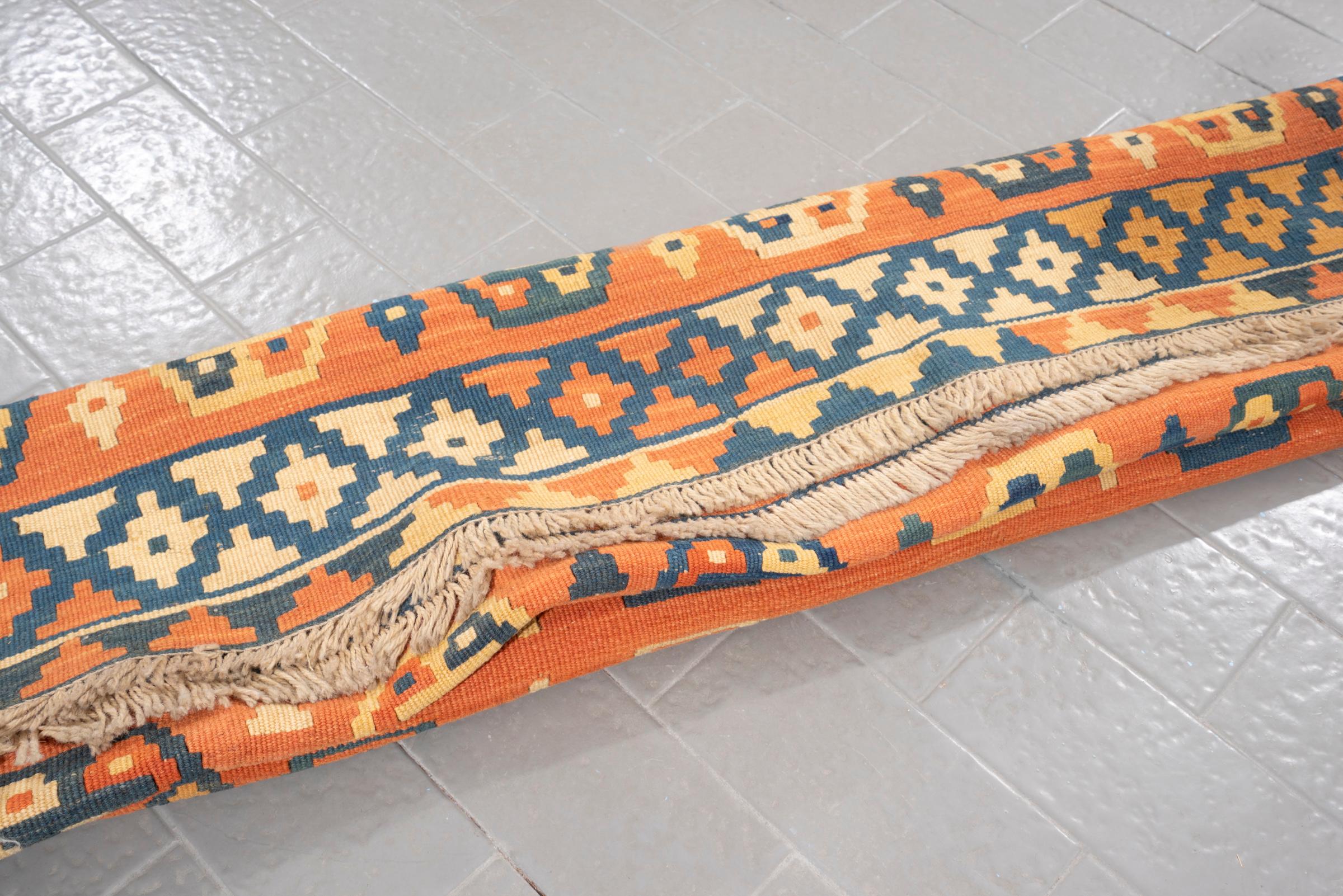 New Weave Qashqai Crab Persian Kilim Rug