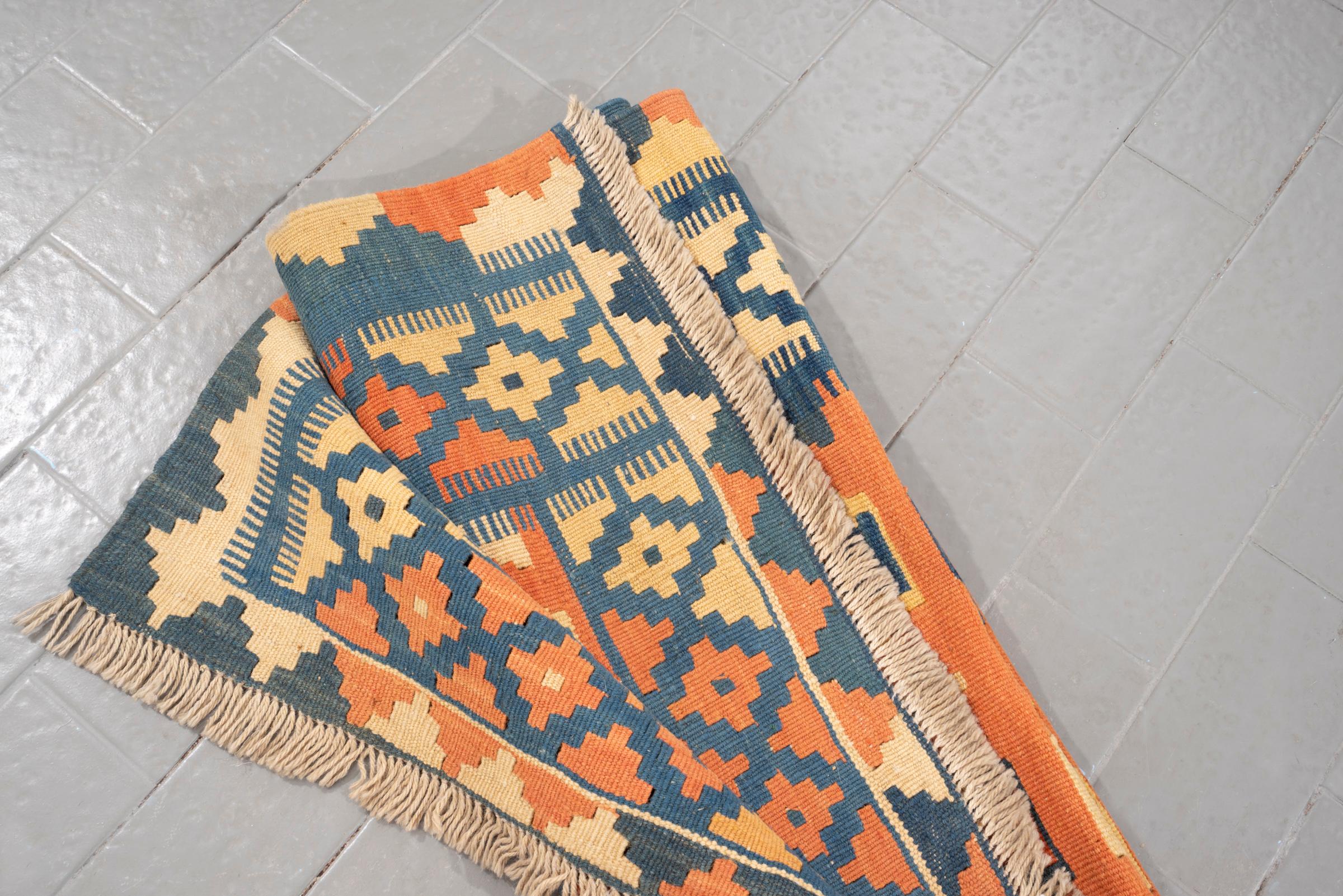 New Weave Qashqai Crab Persian Kilim Rug