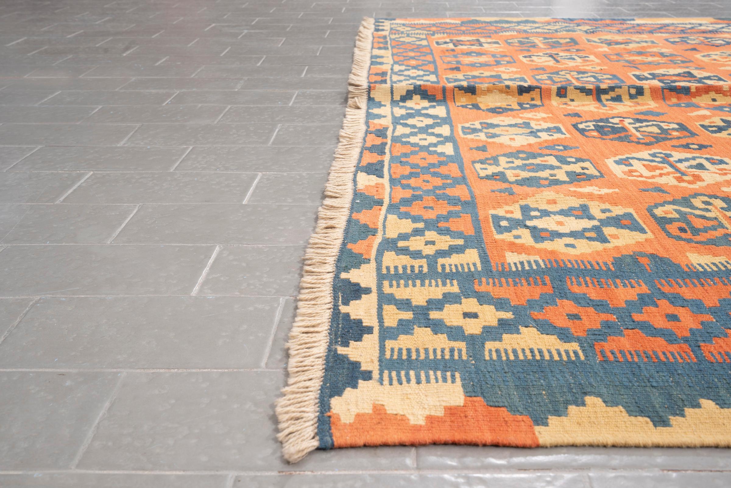 New Weave Qashqai Crab Persian Kilim Rug
