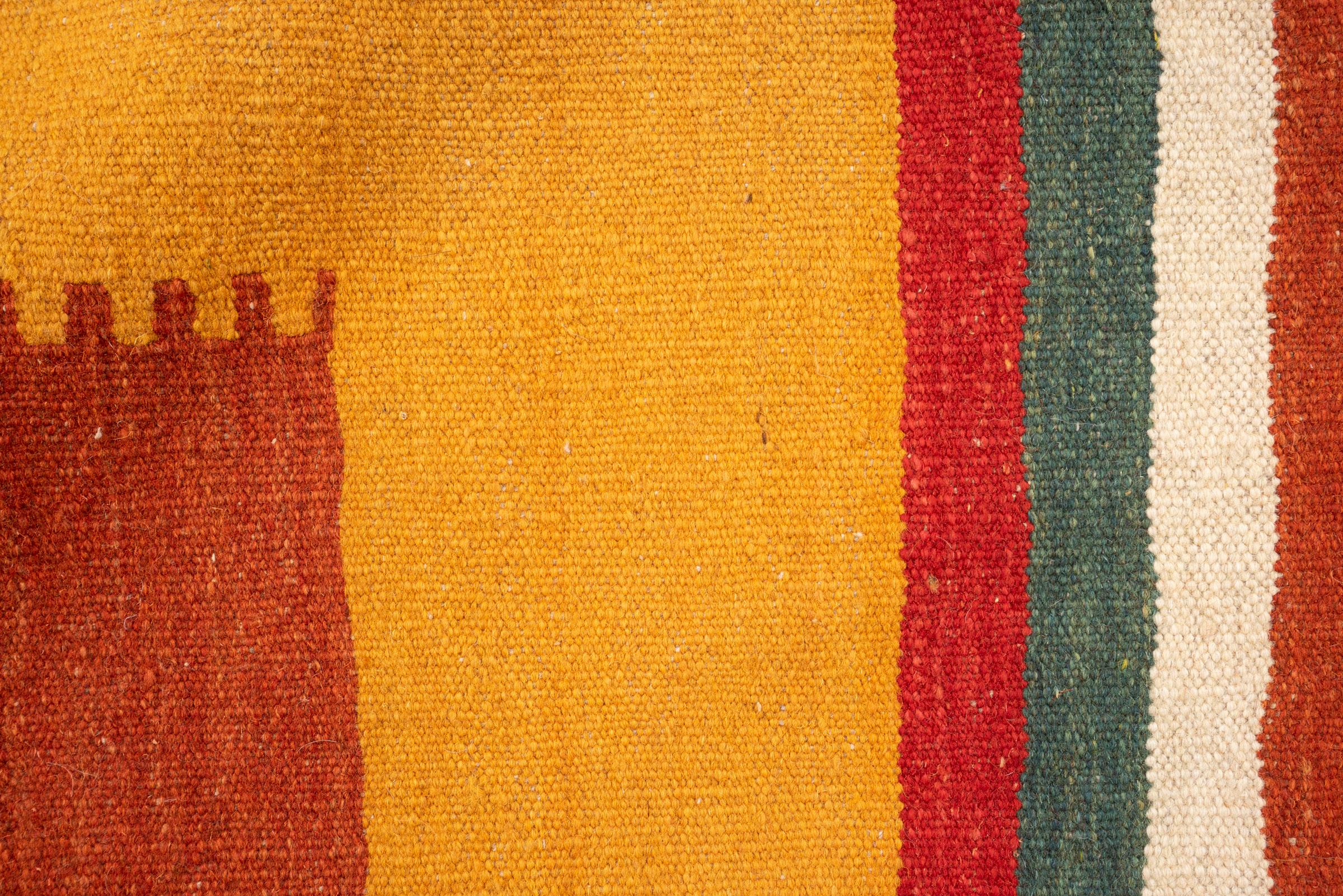 New Weave Qashqai Green Pastures Persian Kilim Rug