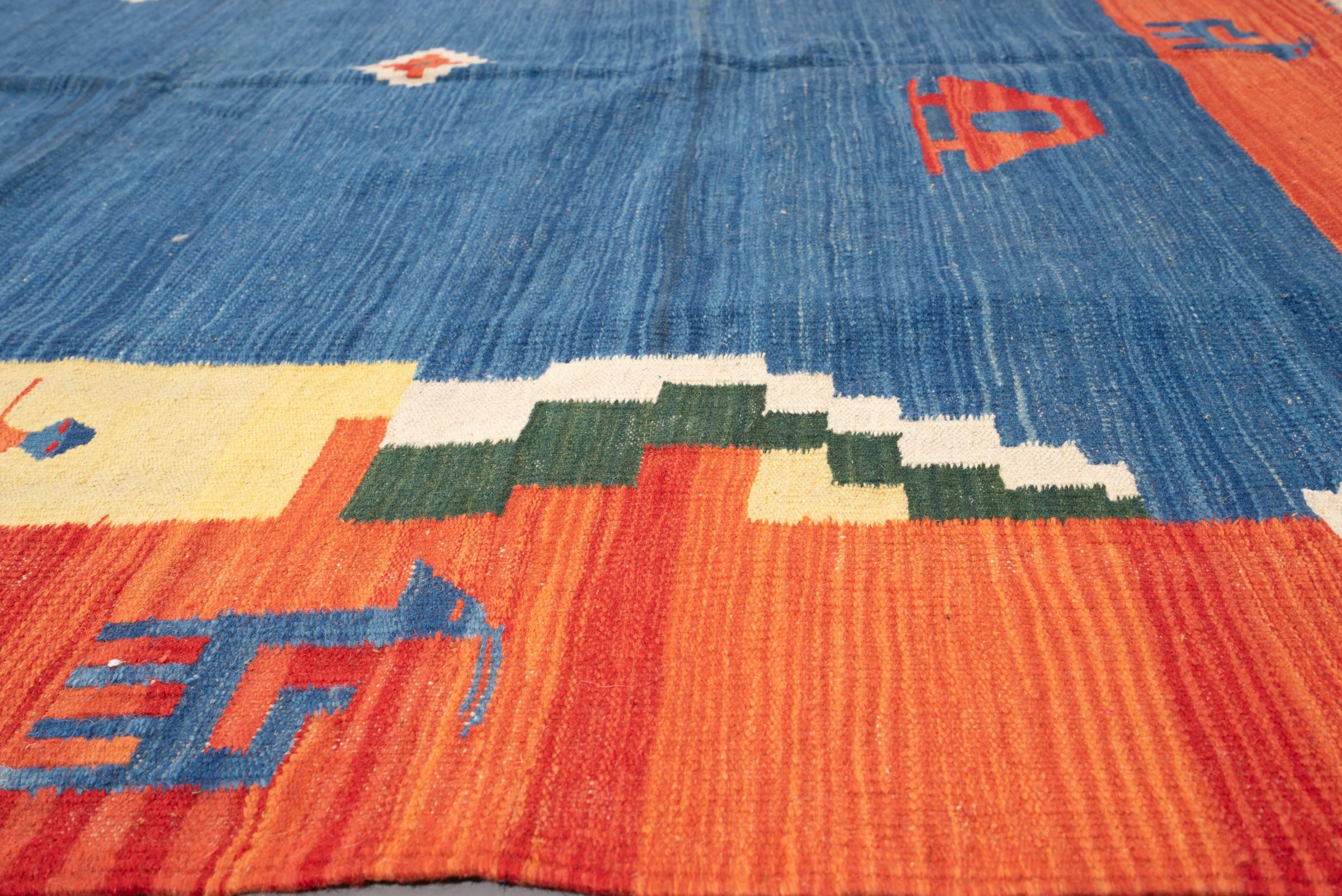 New Weave Qashqai Sky Persian Kilim Rug