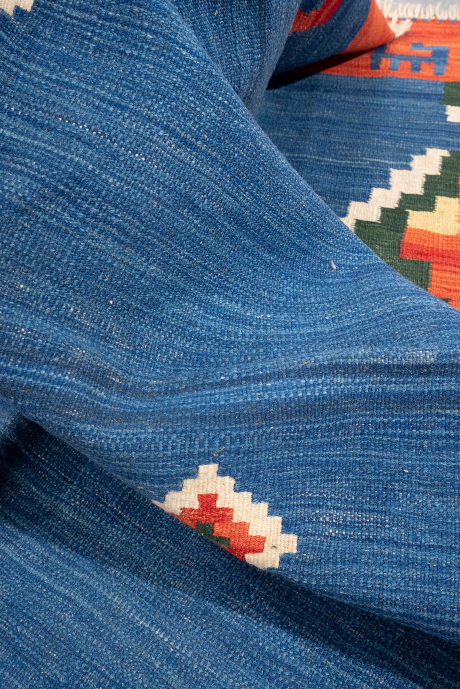 New Weave Qashqai Sky Persian Kilim Rug
