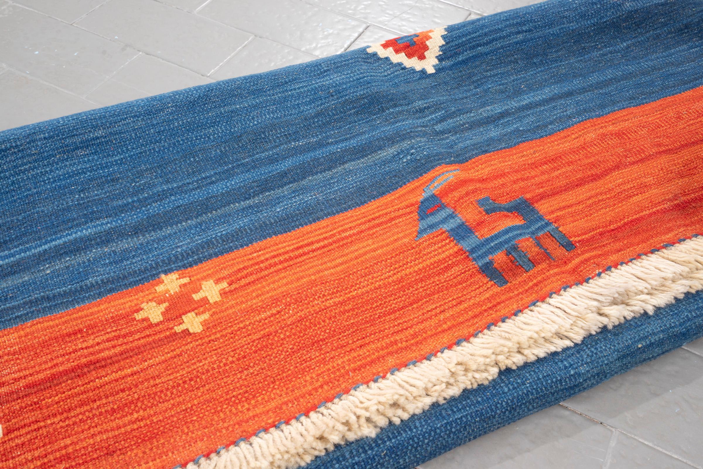 New Weave Qashqai Sky Persian Kilim Rug
