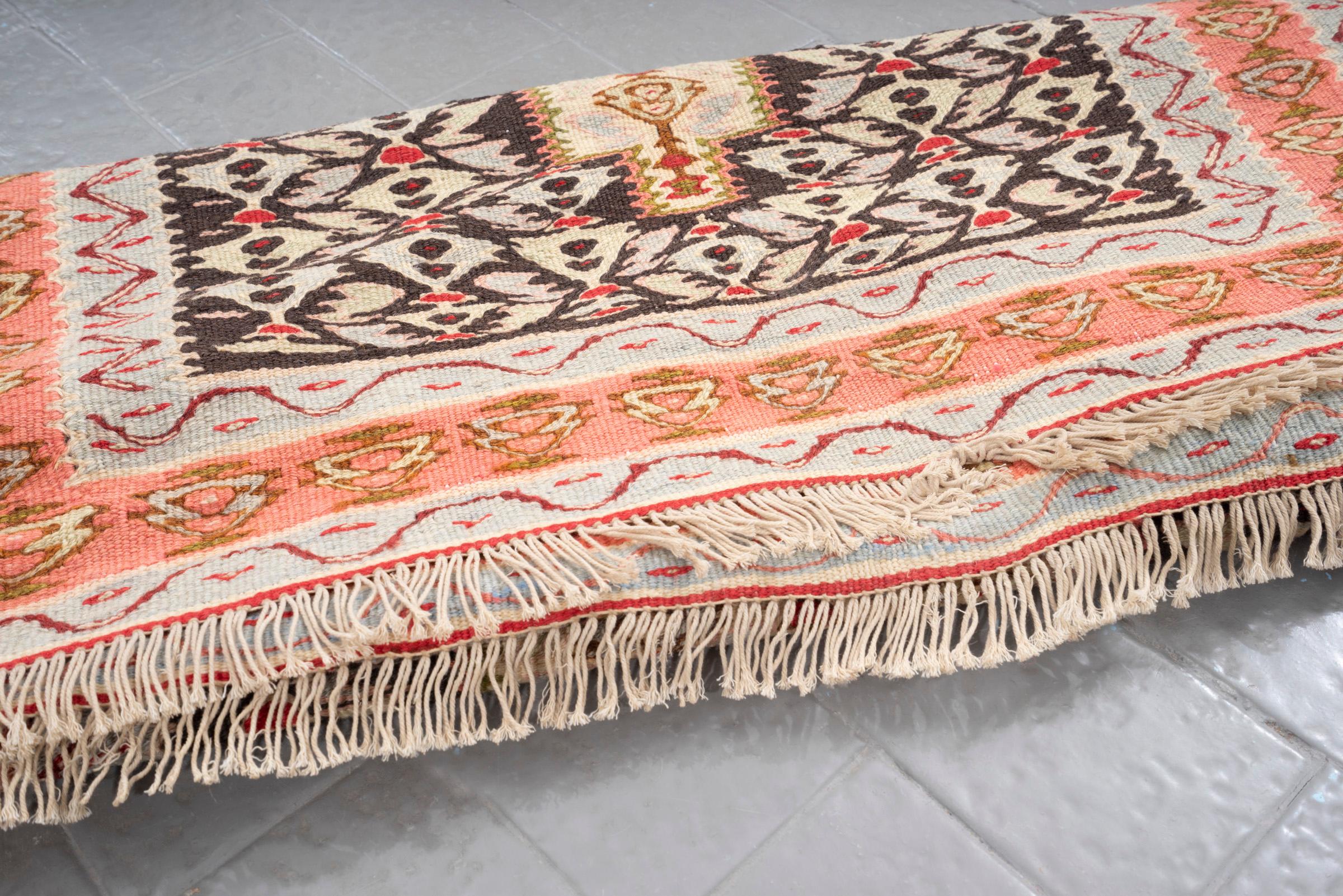 New Weave Sanneh Triple Toranj Fine Kilim Runner