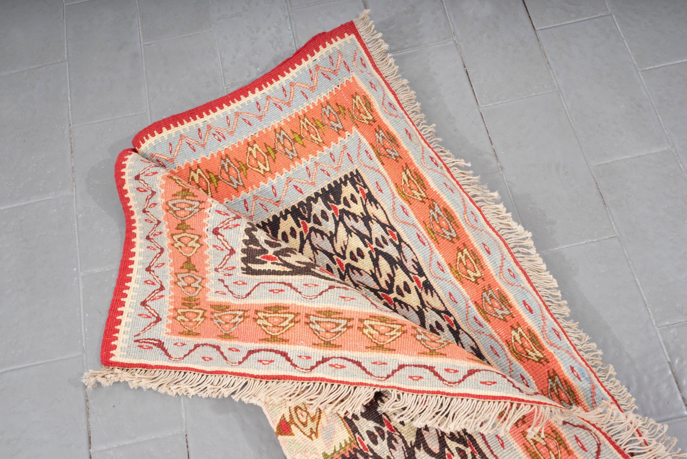 New Weave Sanneh Triple Toranj Fine Kilim Runner