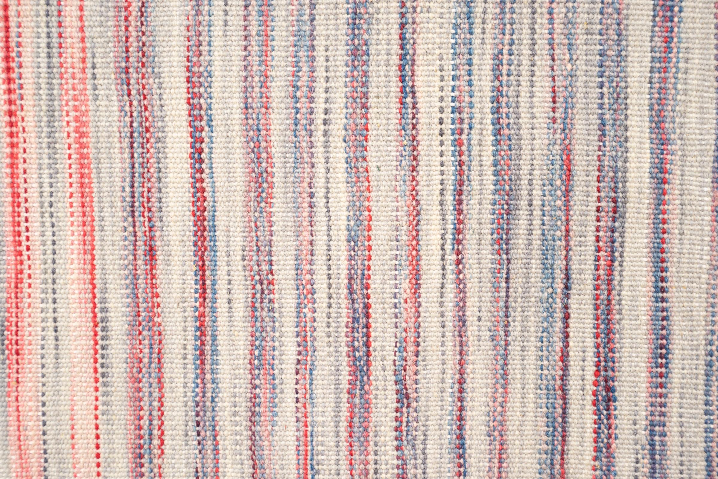 New Weave Fine Mazandaran Minimalist Alborz Dawn Persian Kilim Rug