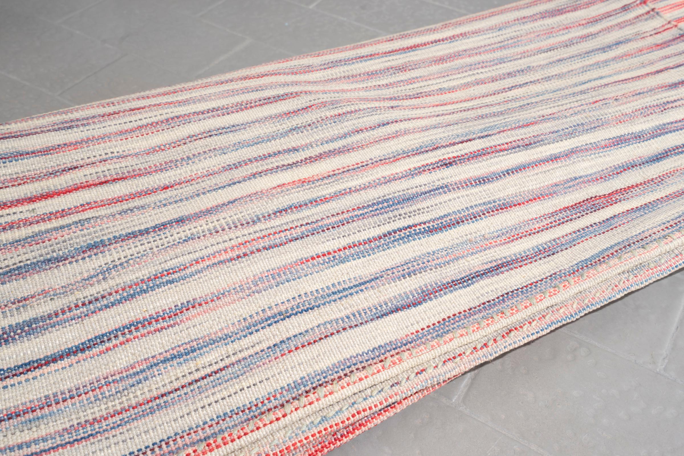 New Weave Fine Mazandaran Minimalist Alborz Dawn Persian Kilim Rug