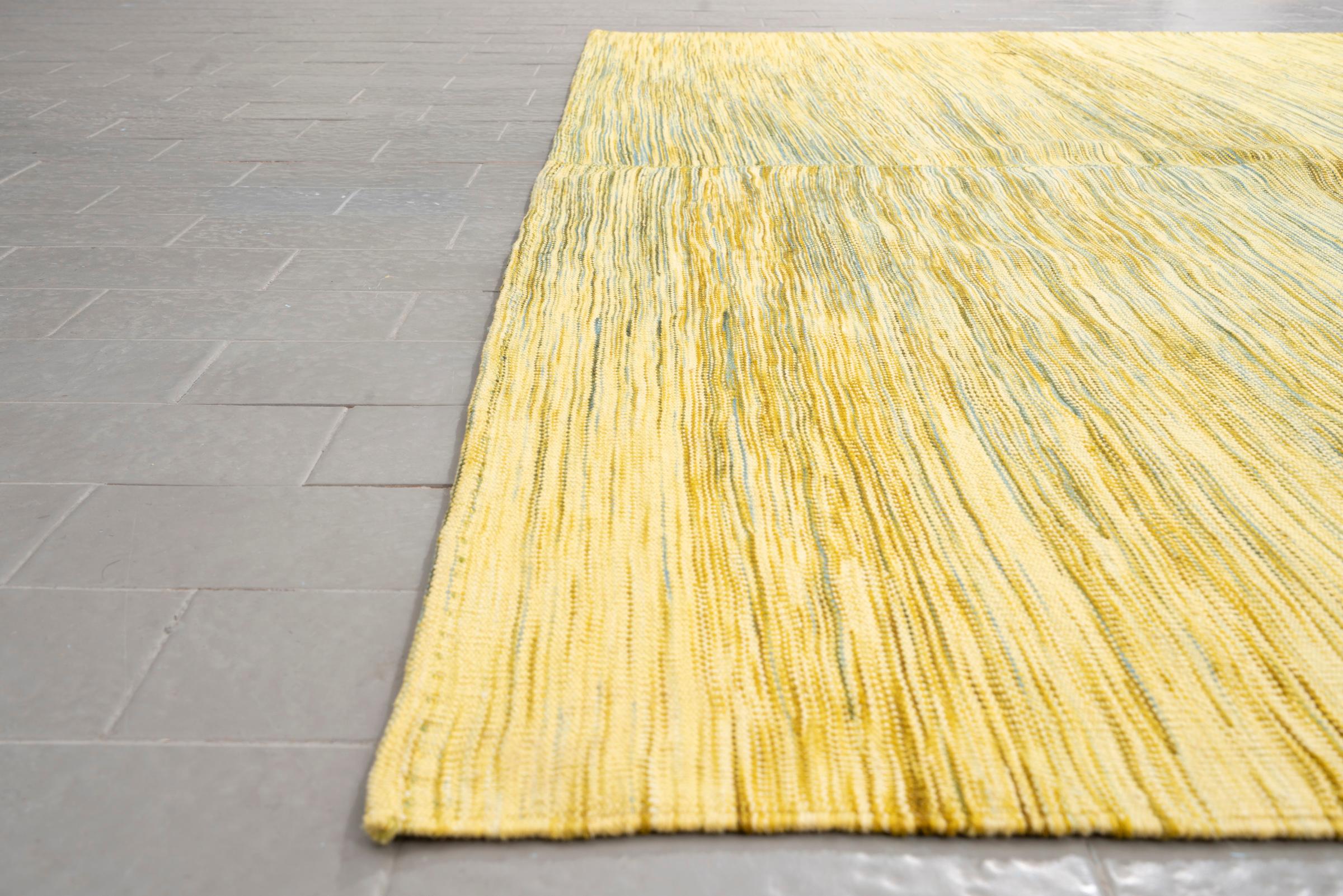 New Weave Fine Mazandaran Minimalist Hyrcania Persian Kilim Rug