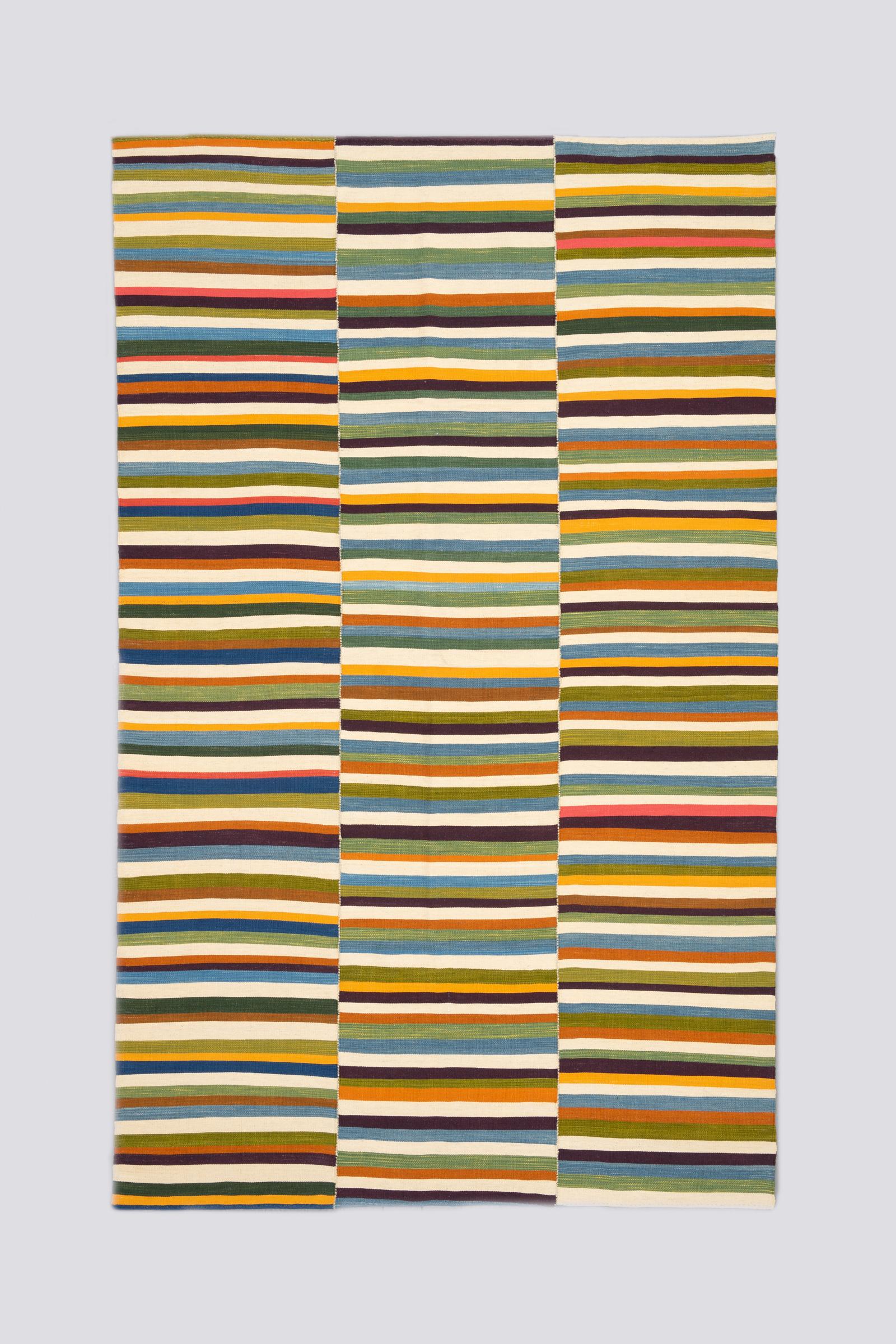 New Weave Mazandaran Minimalist Stripes Fine Kilim 5SQM